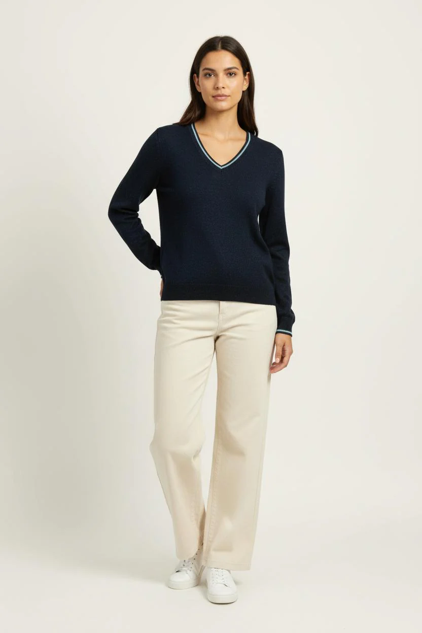 Pull Bleu - Taille L/40