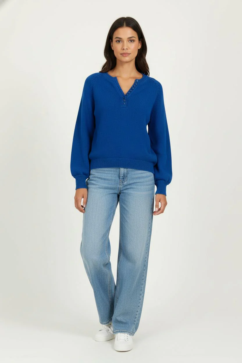 Pull Bleu - Taille M/38