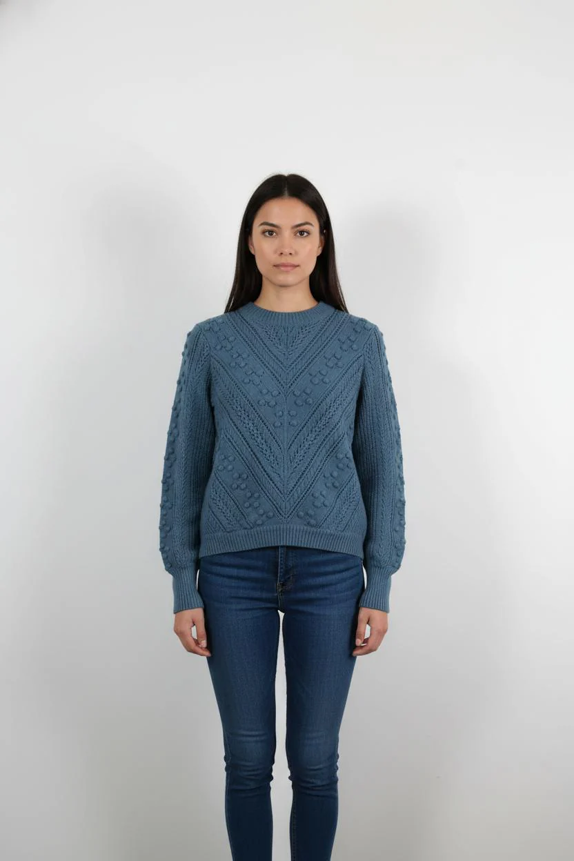 Pull Bleu - Taille S/36