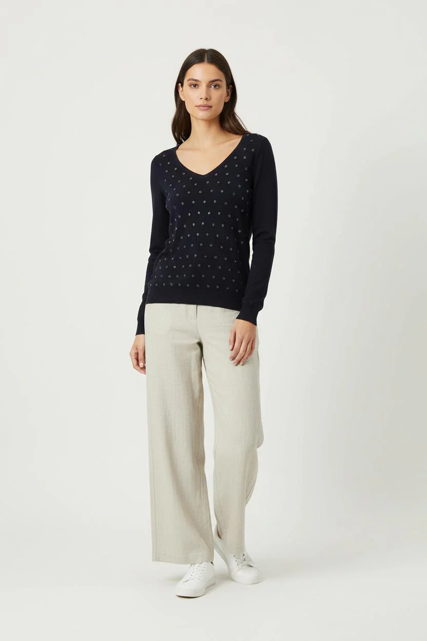Pull Bleu - Taille XS/34