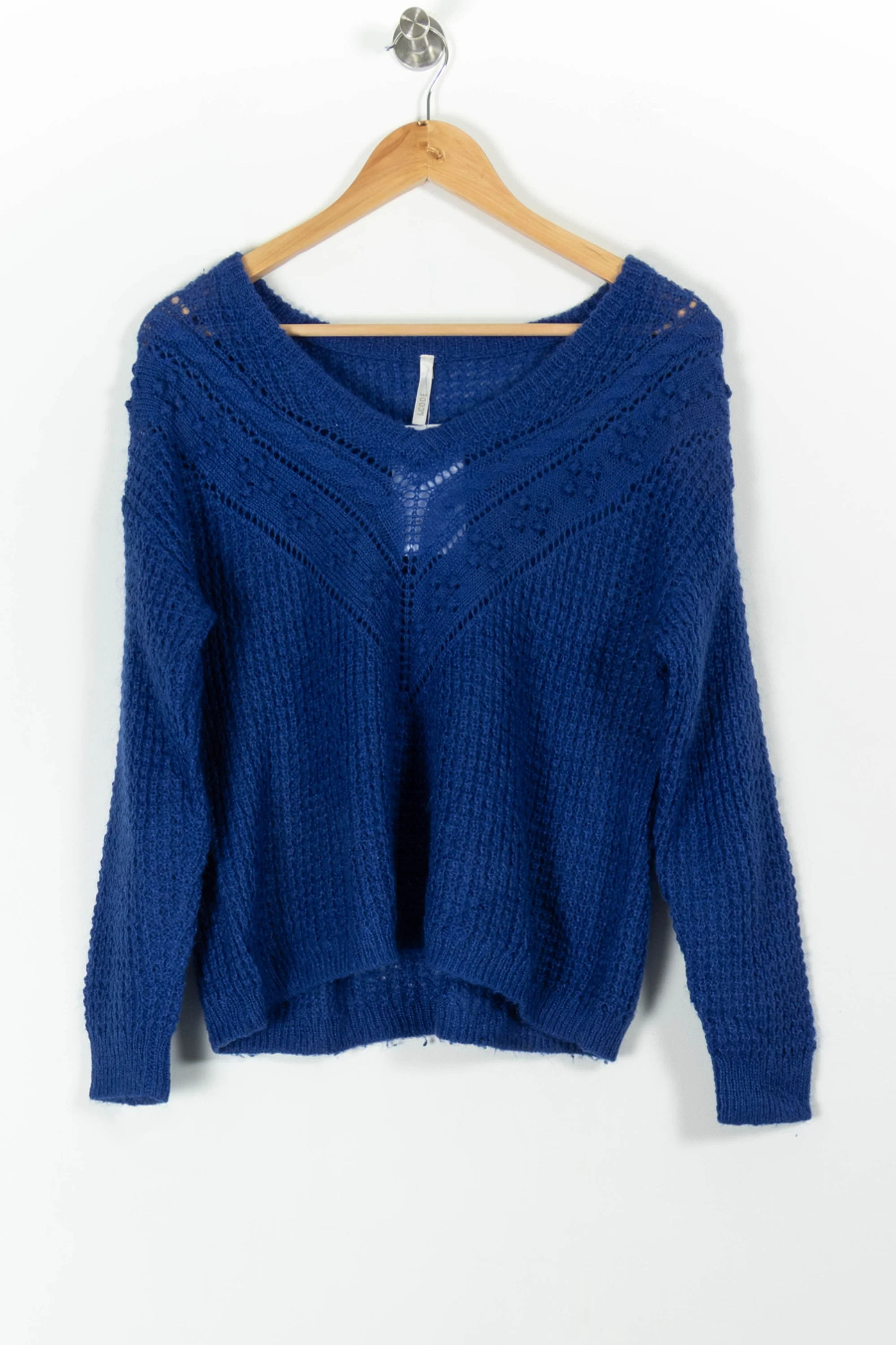 Pull Bleu - Taille XS/34 - Image 2