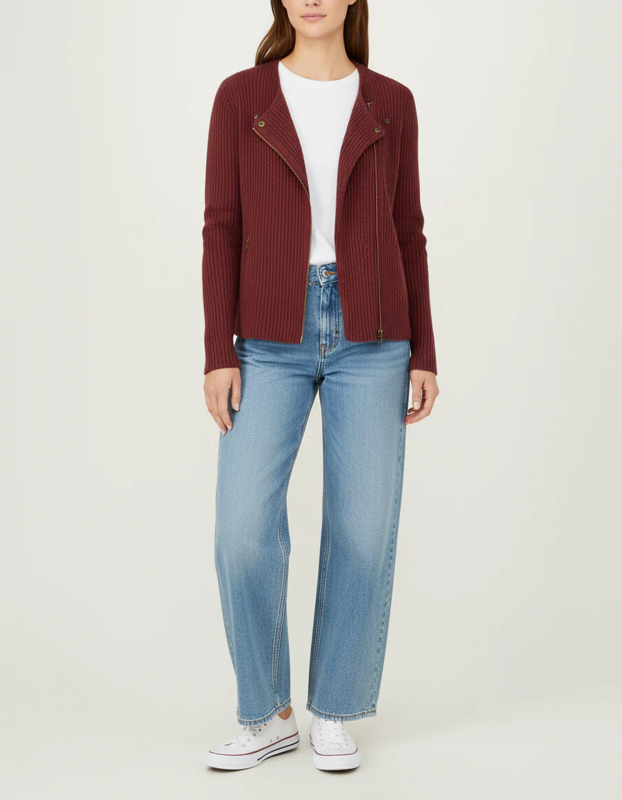 Gilet bordeaux - Taille S/36