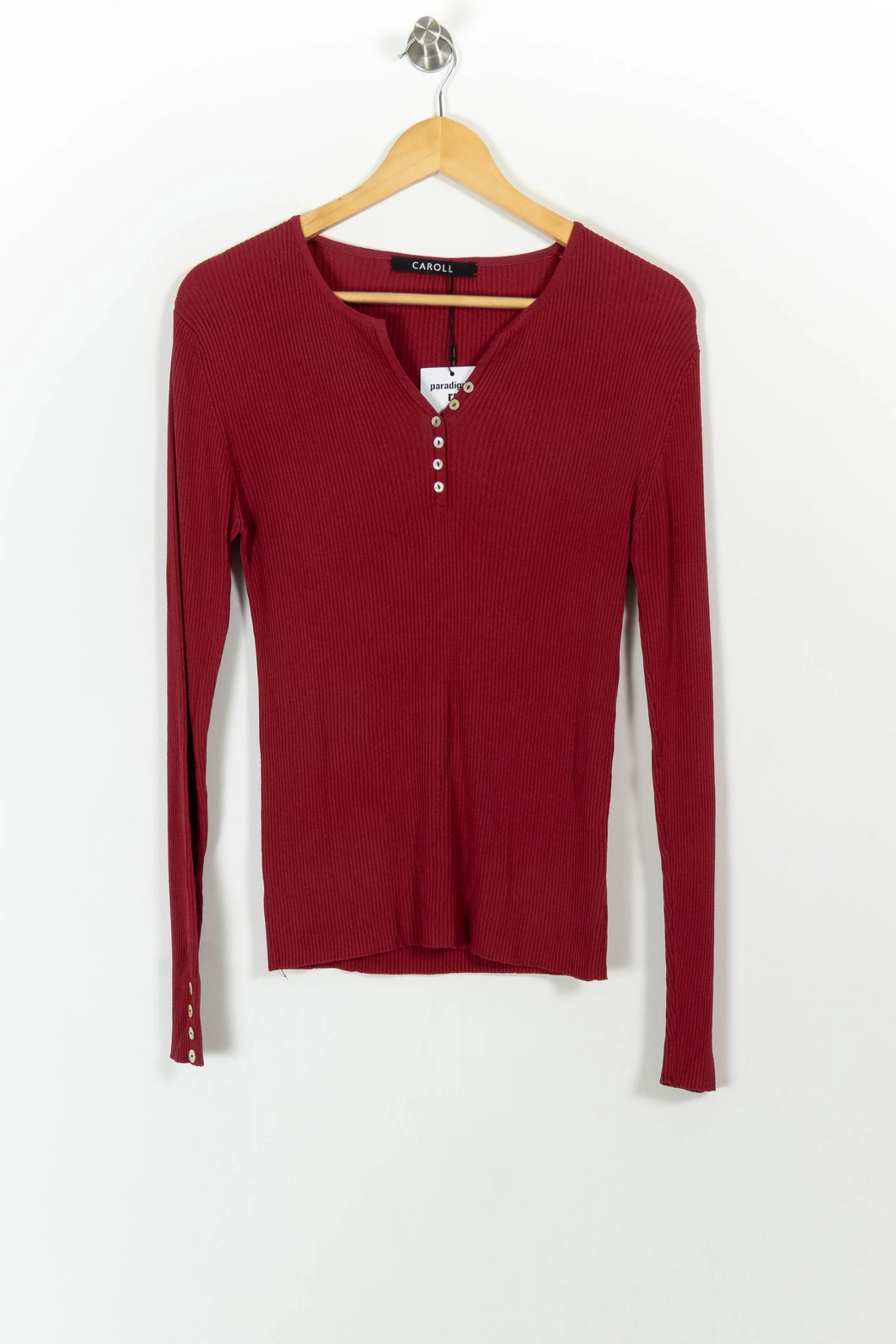 Pull Bordeaux - Taille XL/42 - Image 2