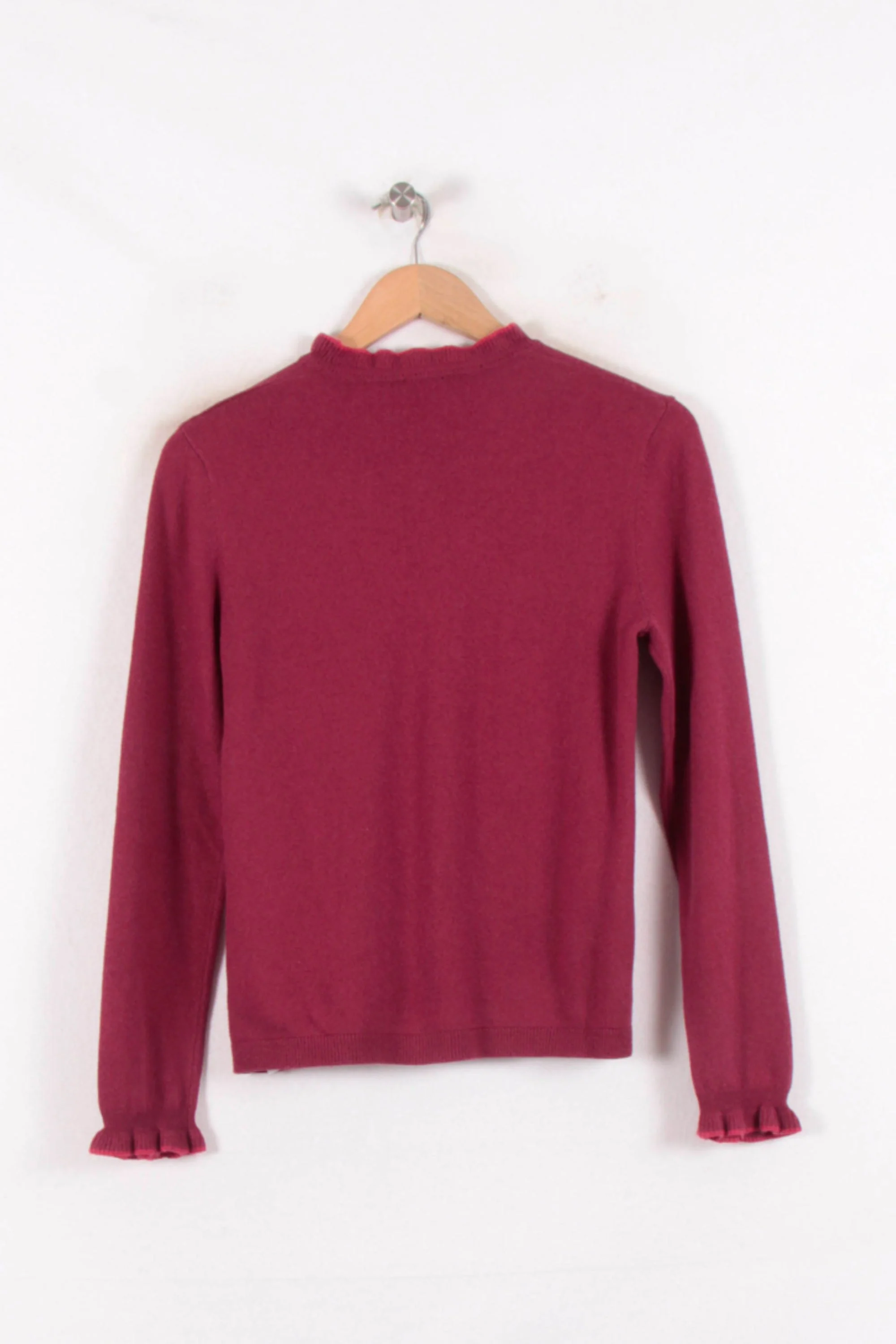 Pull Bordeaux - Taille XS/34 - Image 4