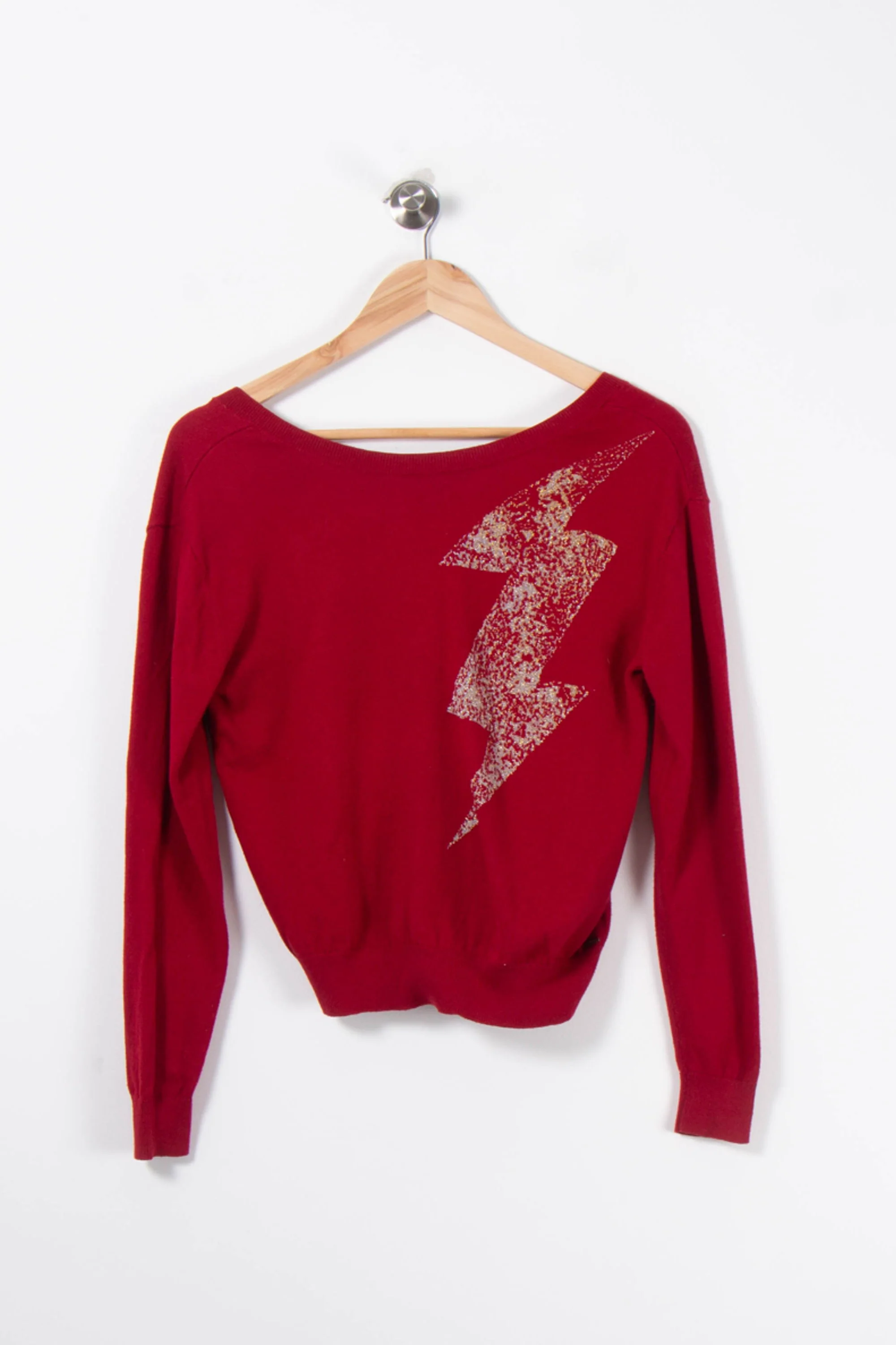 Pull Bordeaux - Taille XS/34 - Image 4
