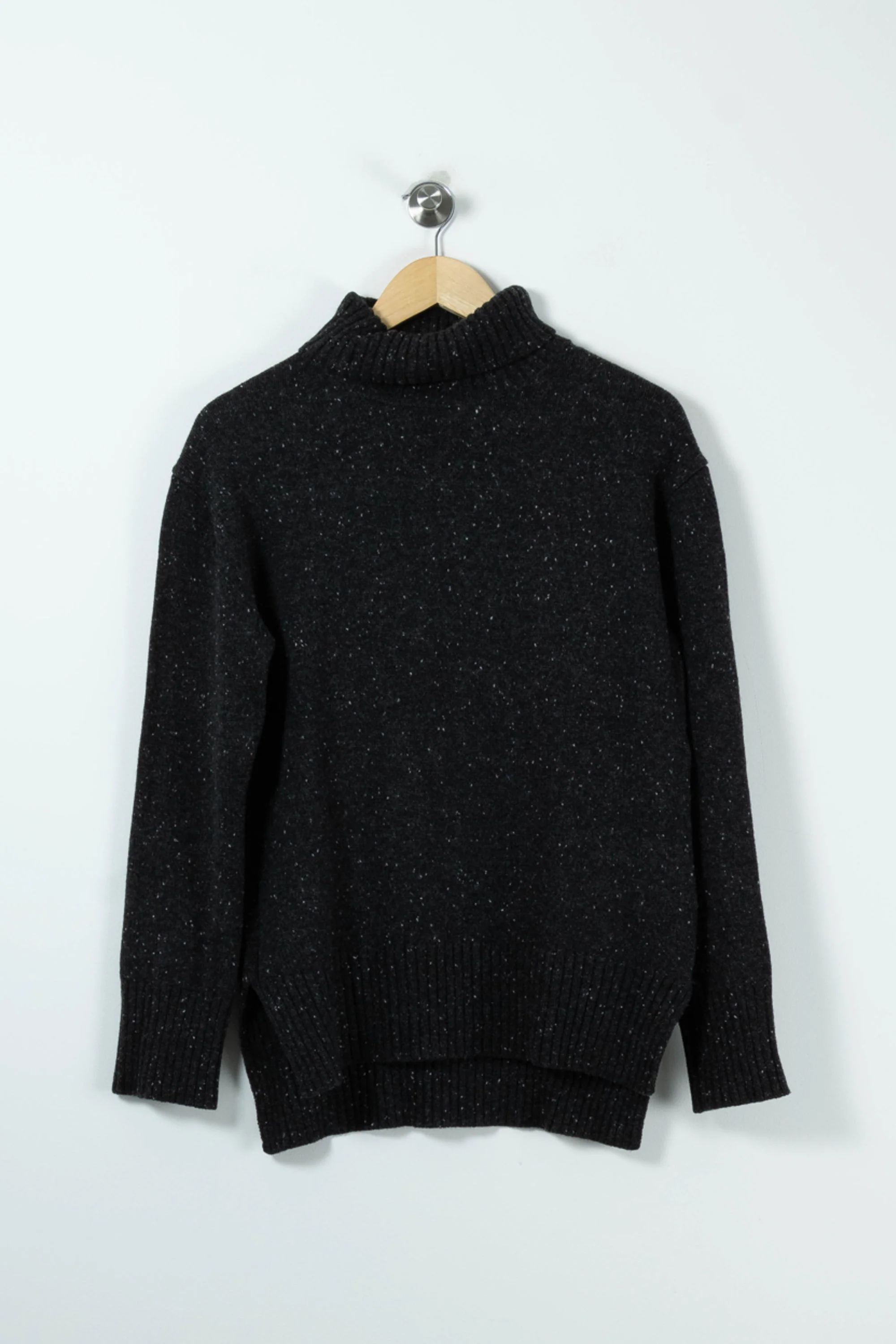 Pull Col Cheminée Noir - Taille XS/34 - Image 2