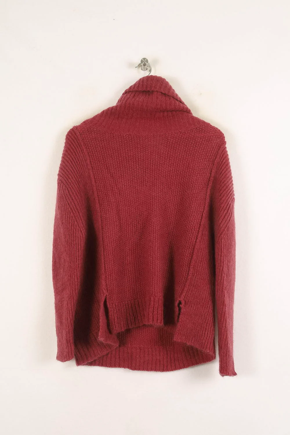 Pull Col Roulé Bordeaux - Taille S/36 - Image 4