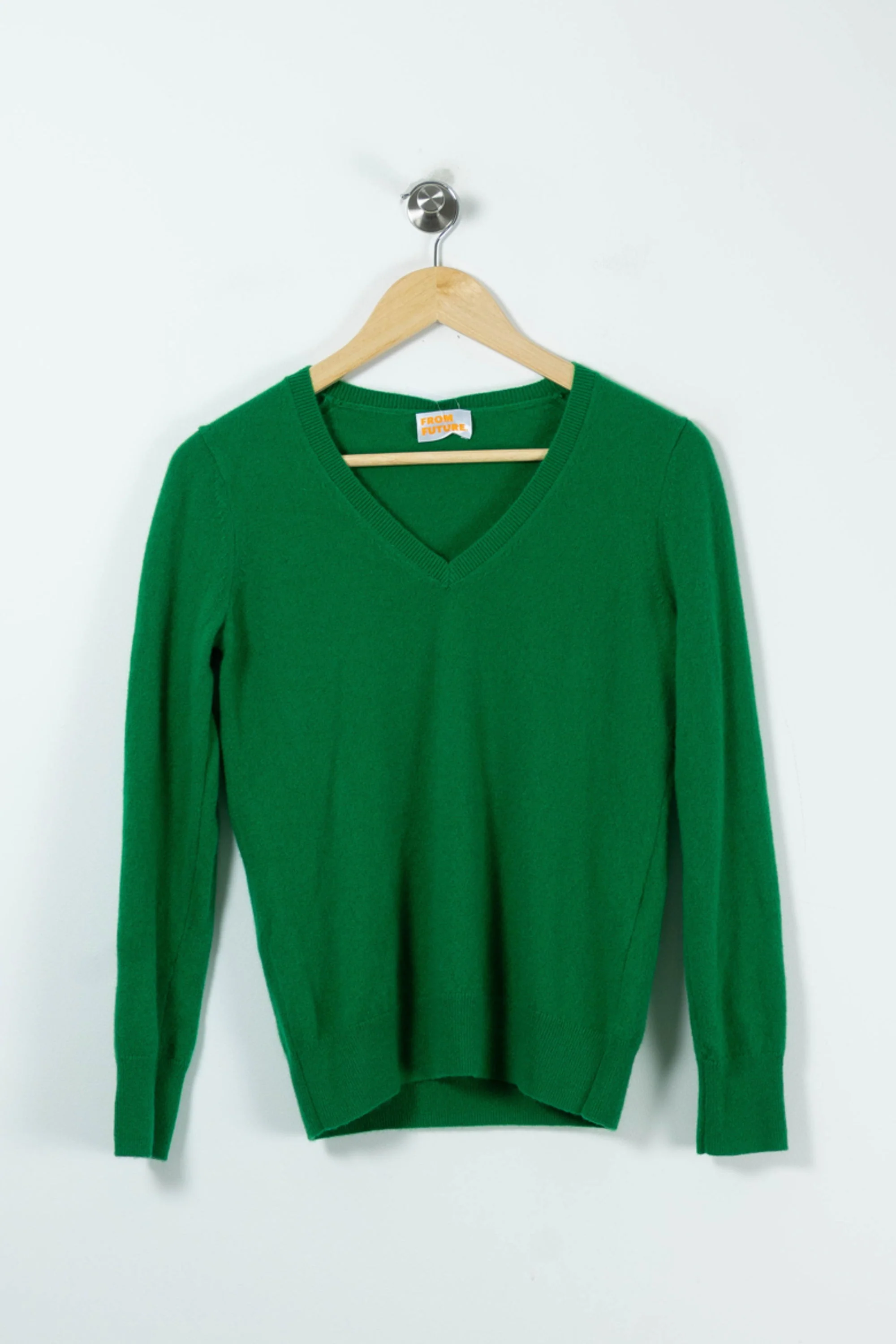 Pull Col V Vert - Taille M/38 - Image 2