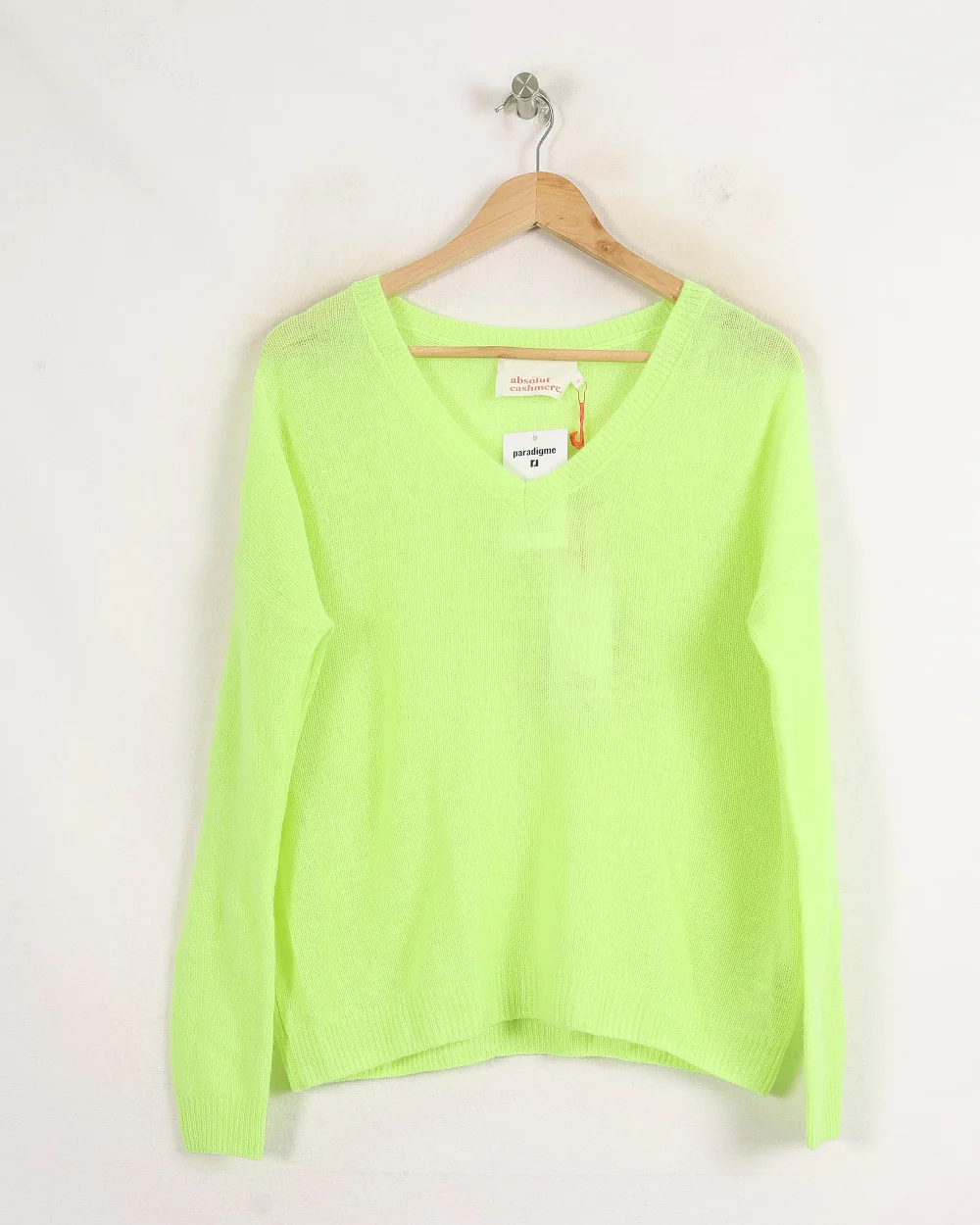 Pull Col V Vert - Taille S/36 - Image 2