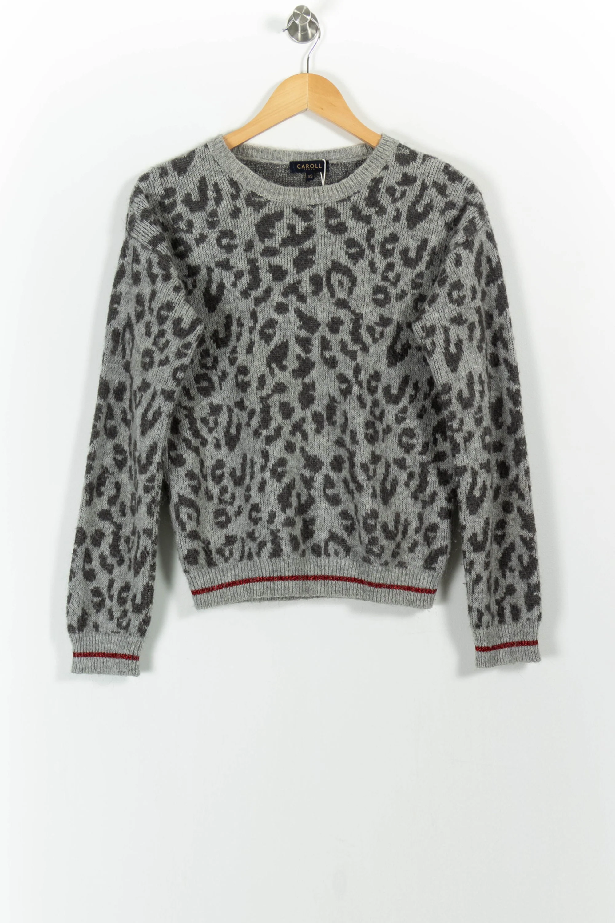 Pull Gris et Noir - Taille XS/34 - Image 2