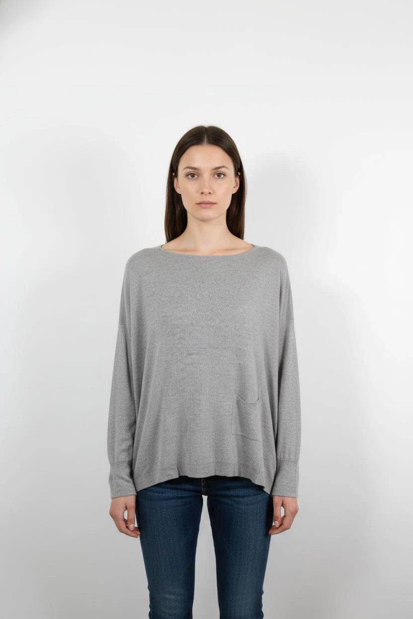 Pull Gris - Taille L/40