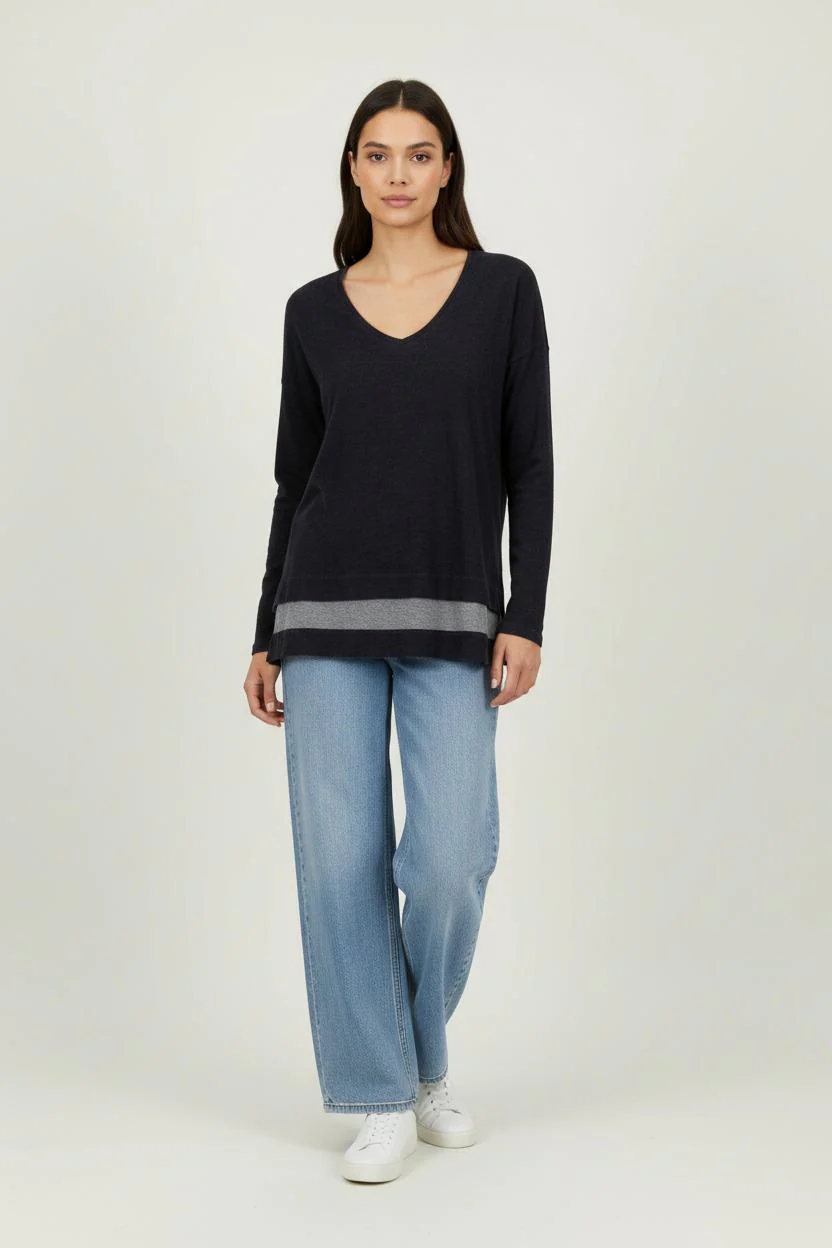 Pull Gris - Taille L/40
