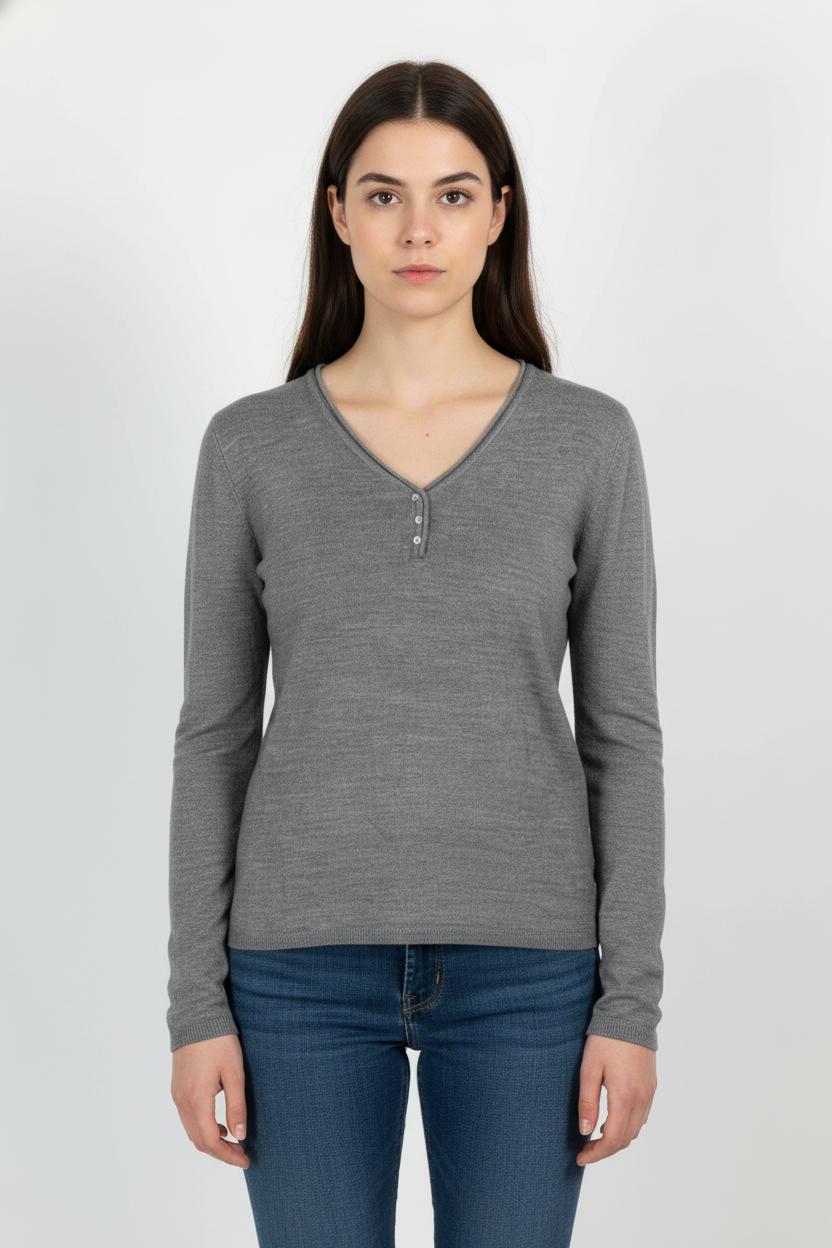 Pull Gris - Taille L/40