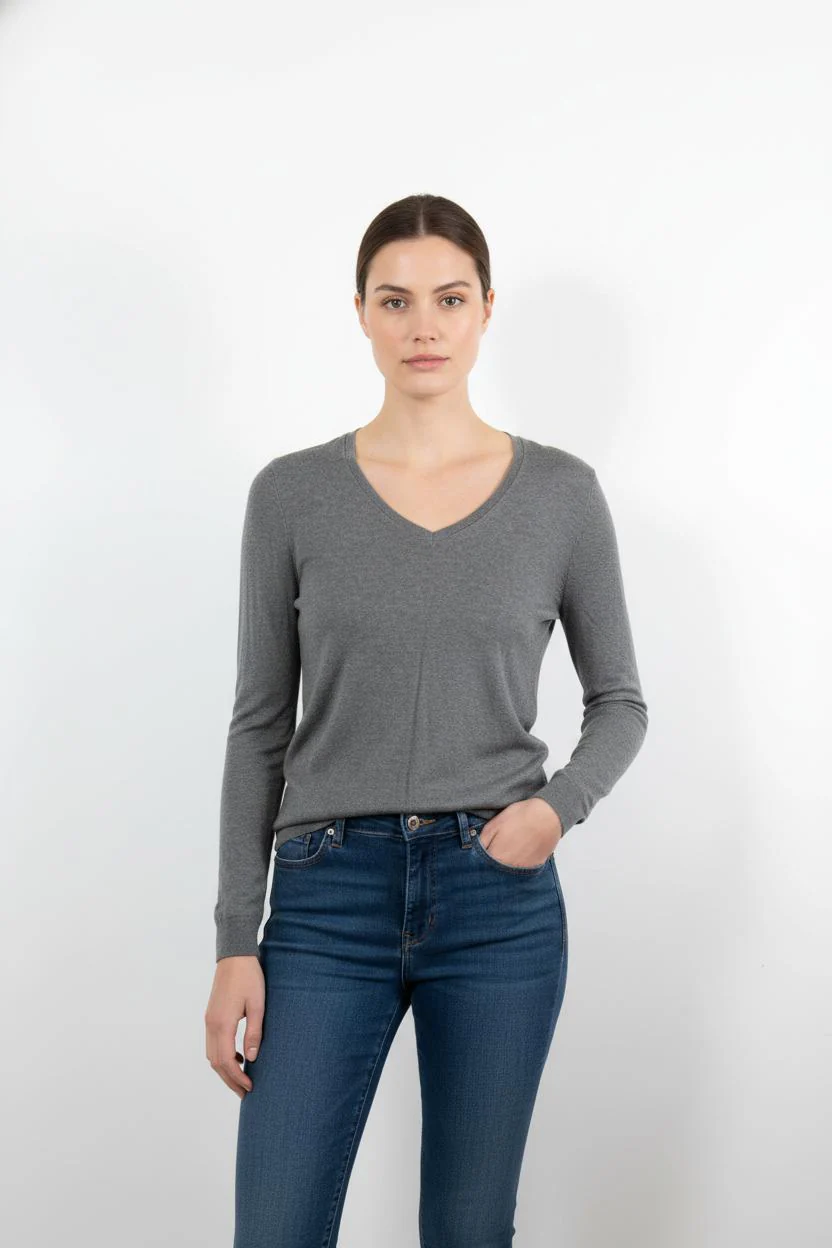 Pull Gris - Taille S/36