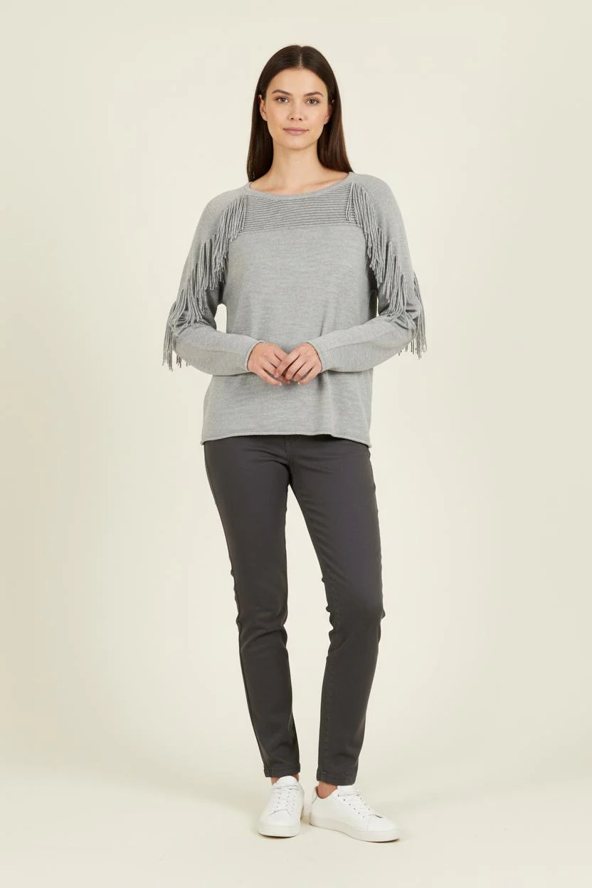 Pull Gris - Taille S/36
