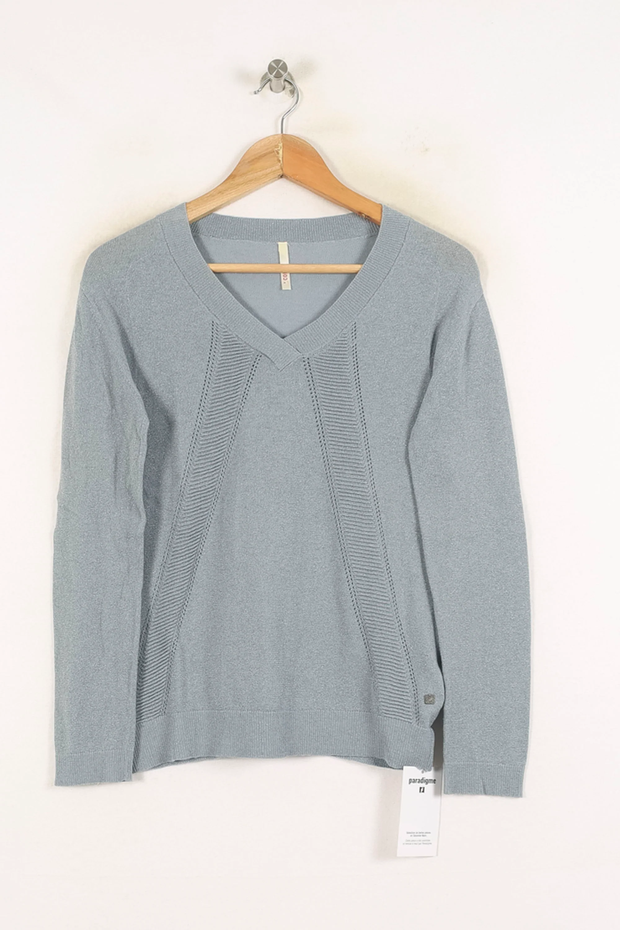 Pull Gris - Taille S/36 - Image 2