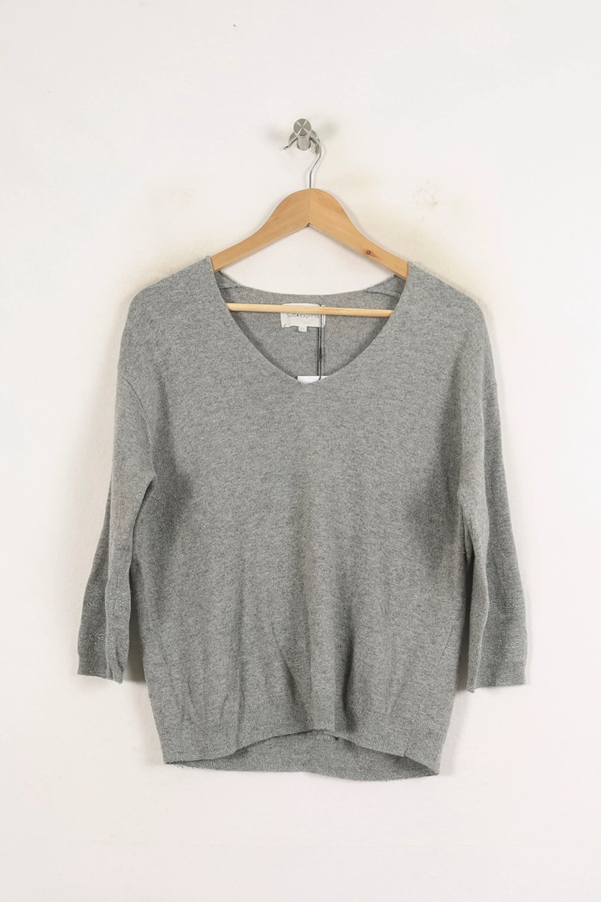 Pull Gris - Taille S/36 - Image 2
