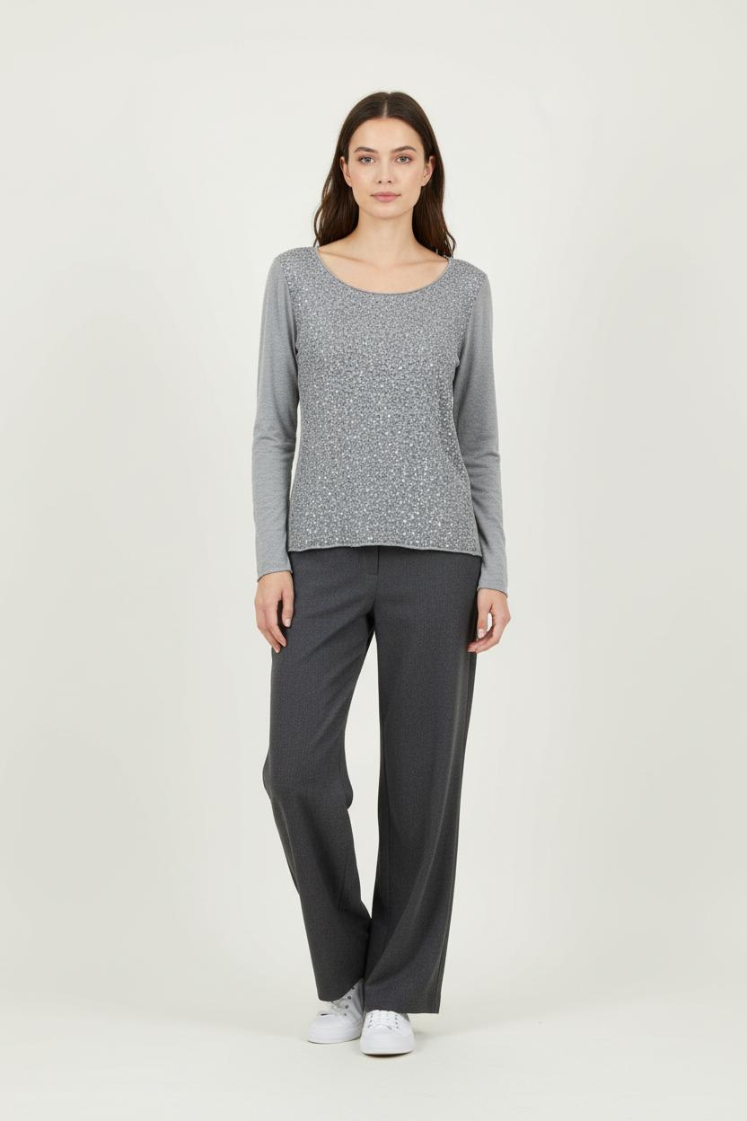 Pull Gris - Taille S/36