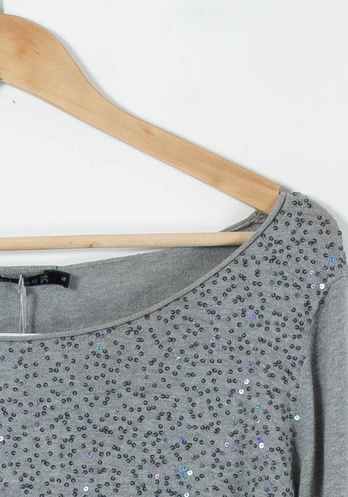 Pull Gris - Taille S/36 - Image 3