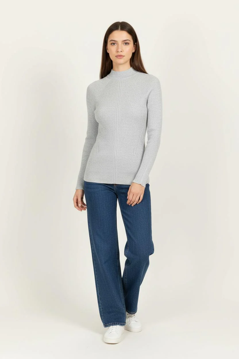 Pull Gris - Taille XS/34