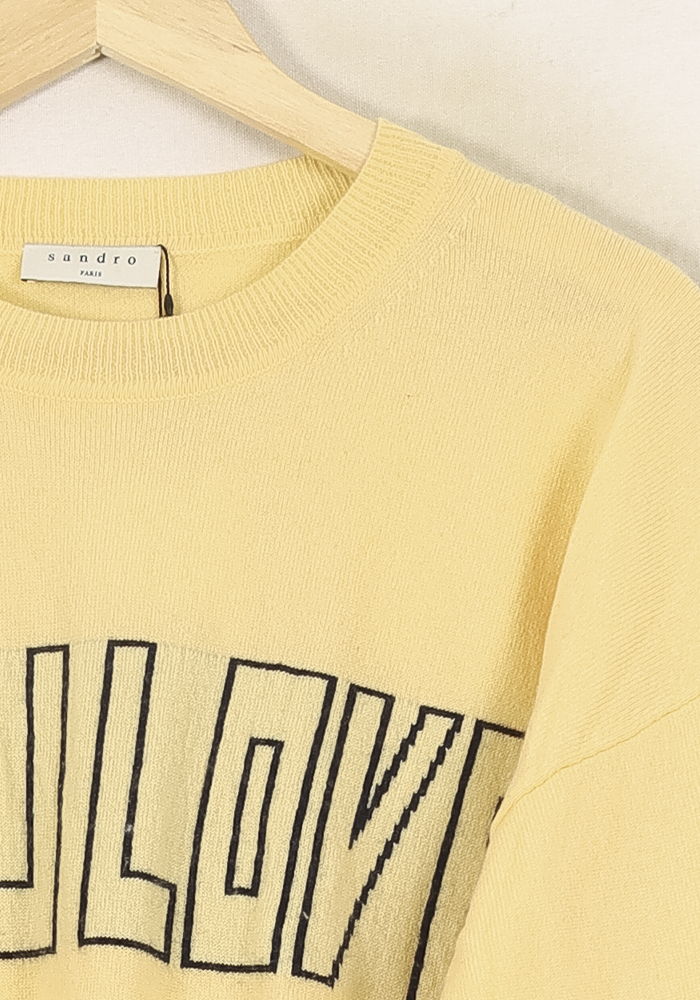 Pull Jaune - Taille L/40 - Image 3