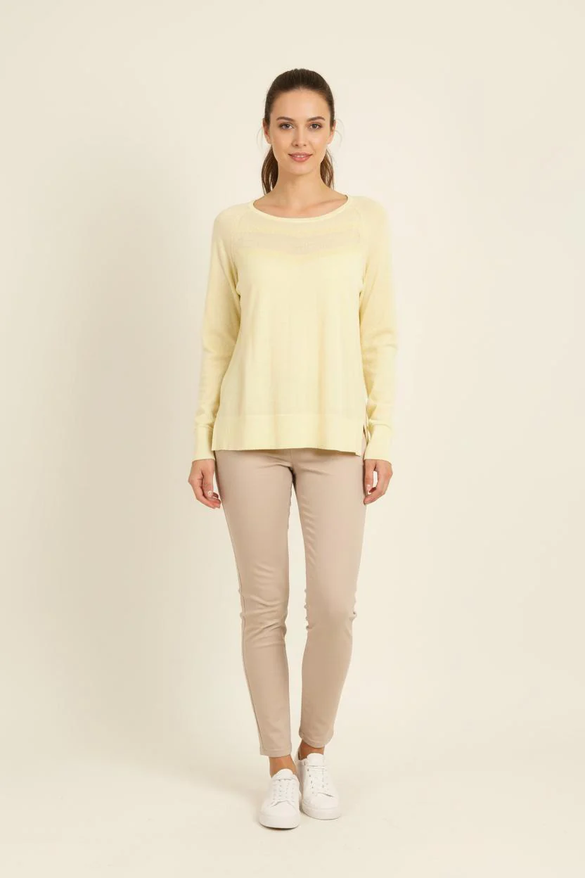 Pull Jaune - Taille S/36