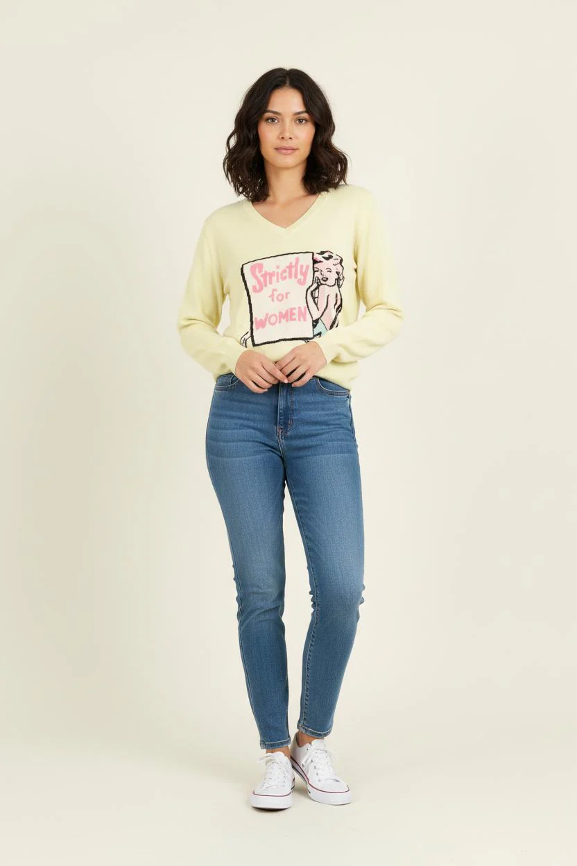 Pull Jaune - Taille S/36