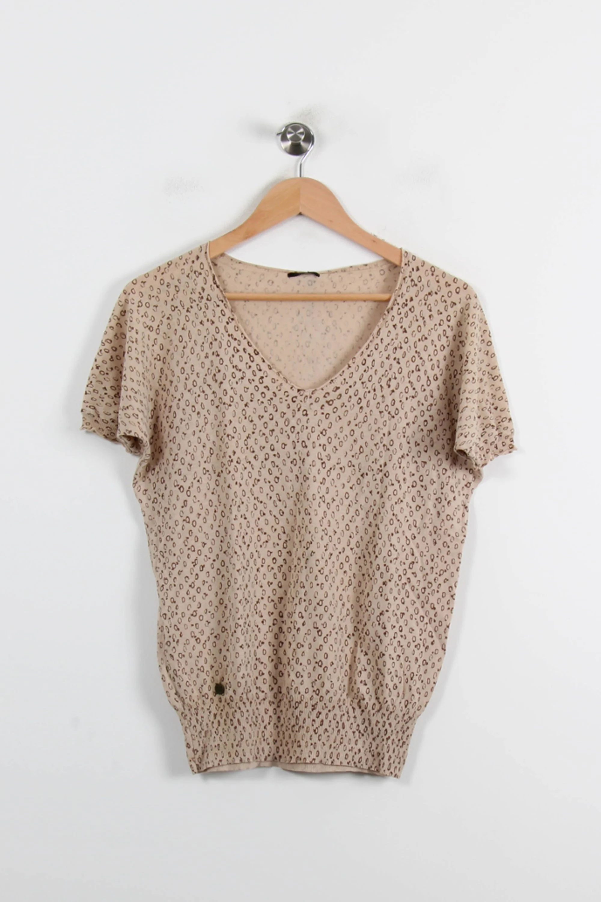 Pull Marron clair et Marron - Taille S/36 - Image 2