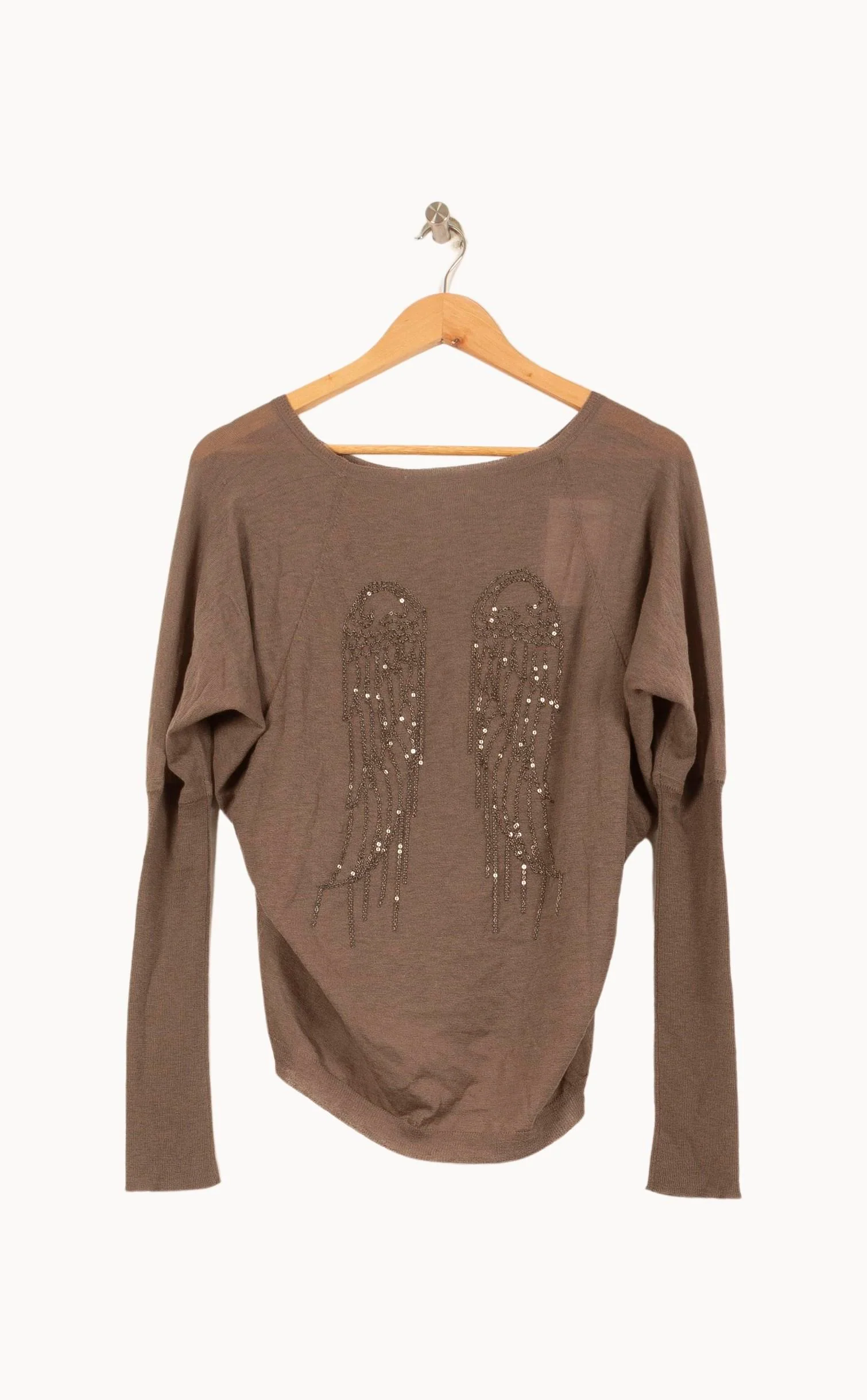 Pull Marron - Taille S/36 - Image 4