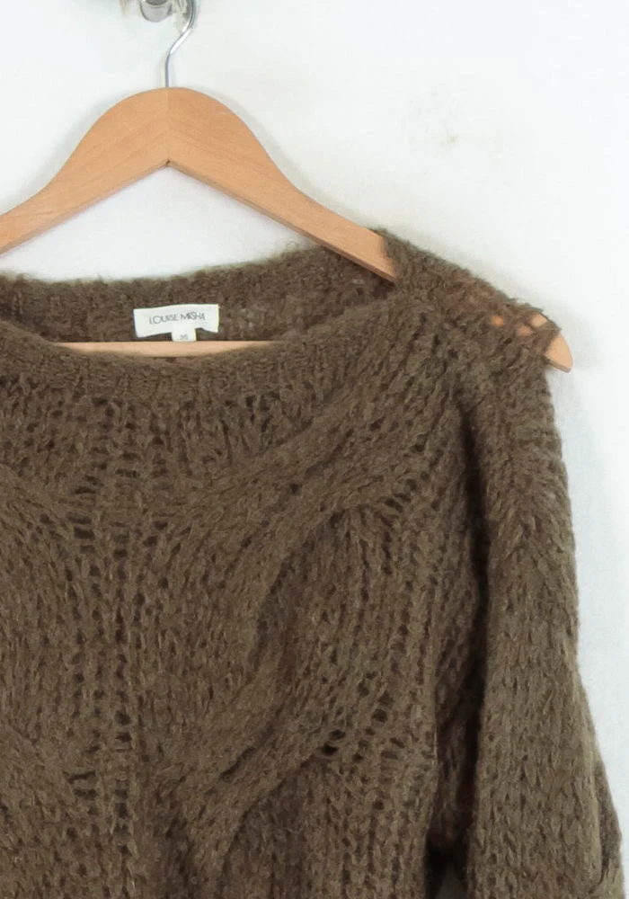 Pull Marron - Taille S/36 - Image 3