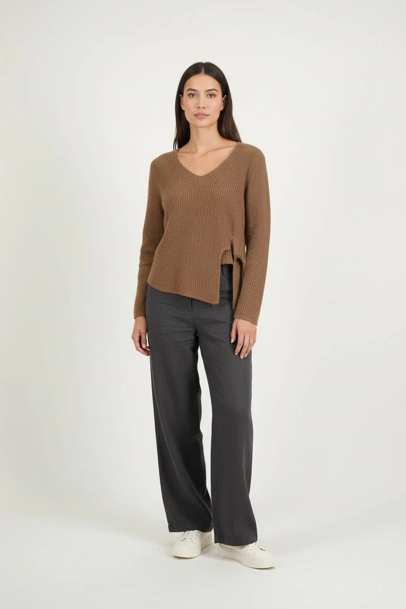 Pull Marron - Taille XS/34