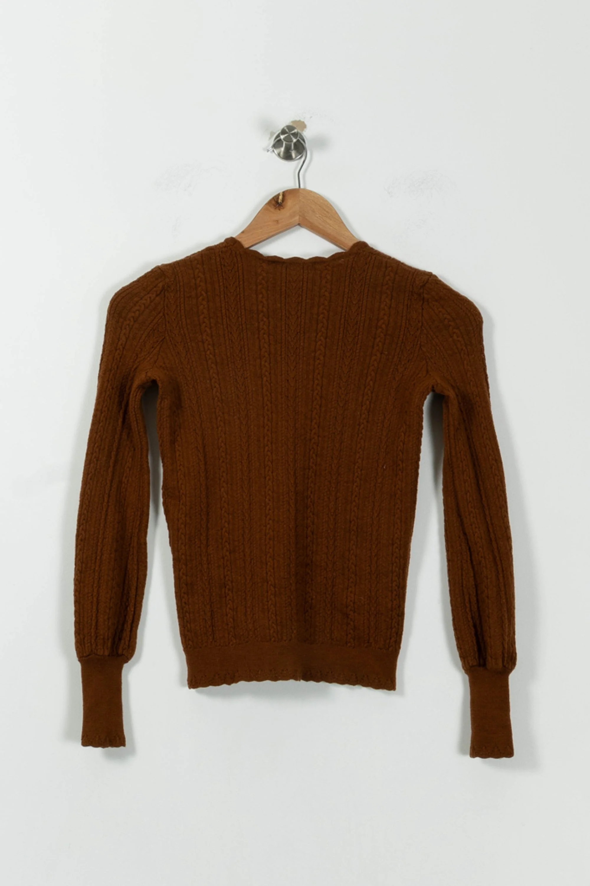 Pull Marron - Taille XS/34 - Image 4