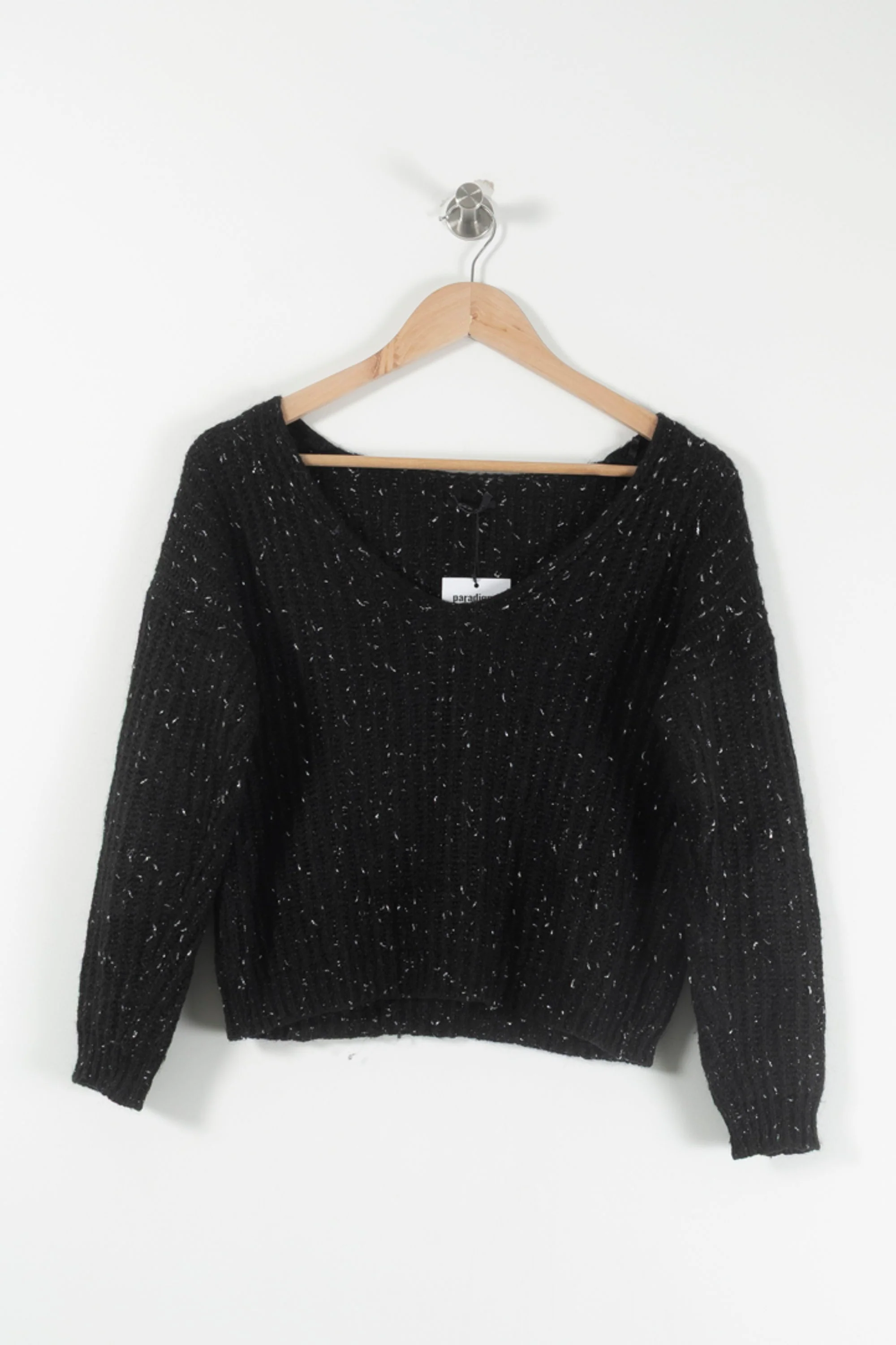 Pull Noir et Blanc - Taille XS/34 - Image 2