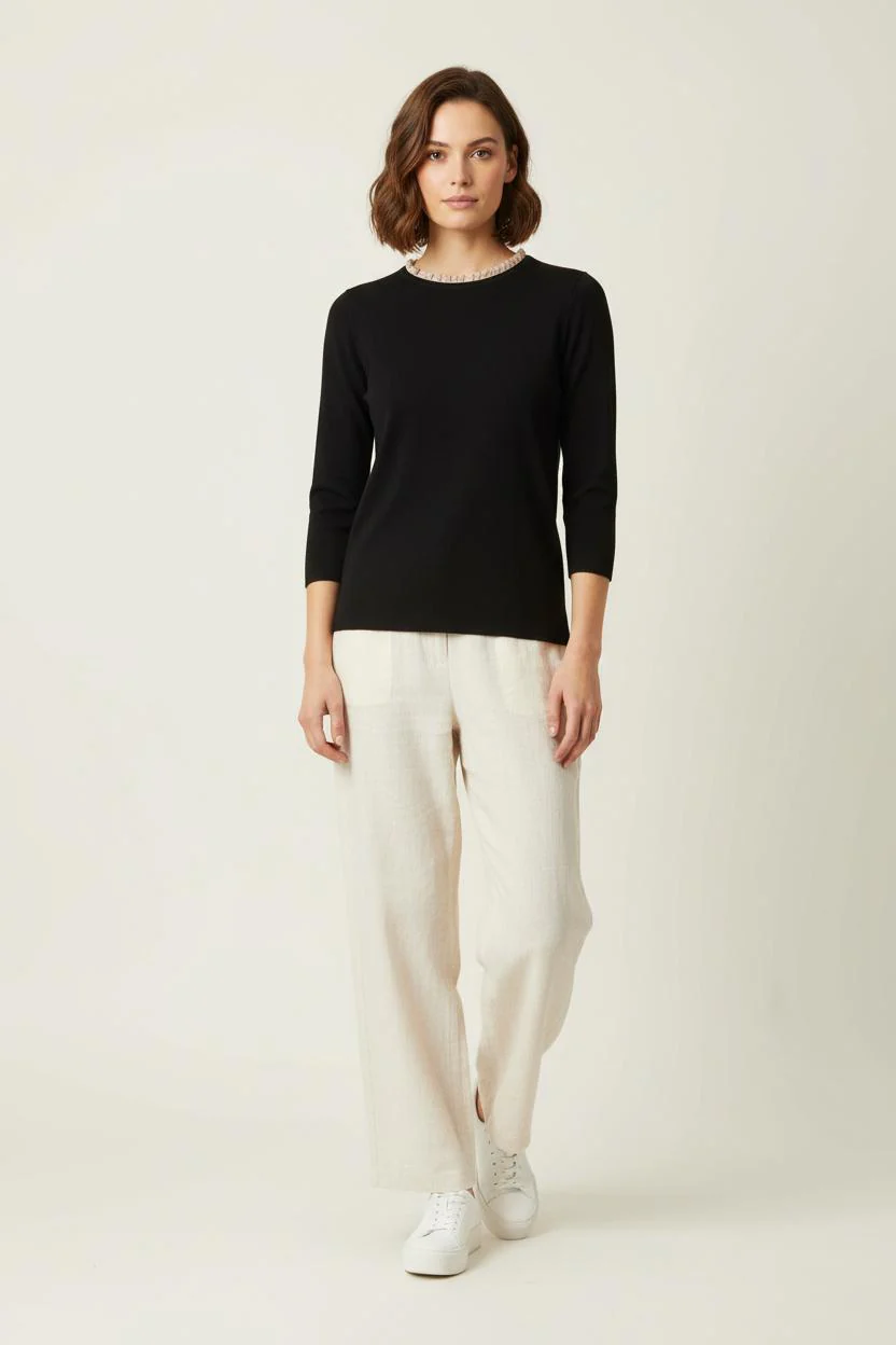 Pull Noir - Taille L/40