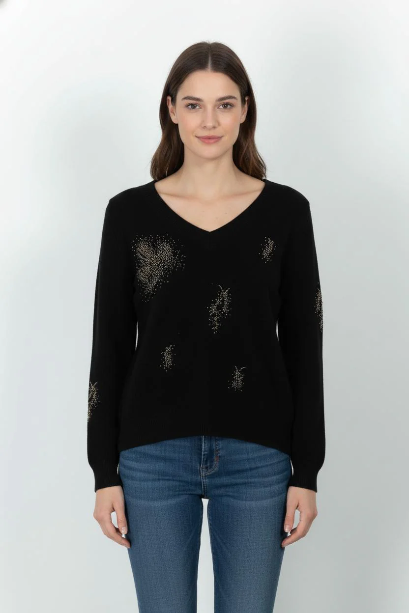 Pull Noir - Taille L/40