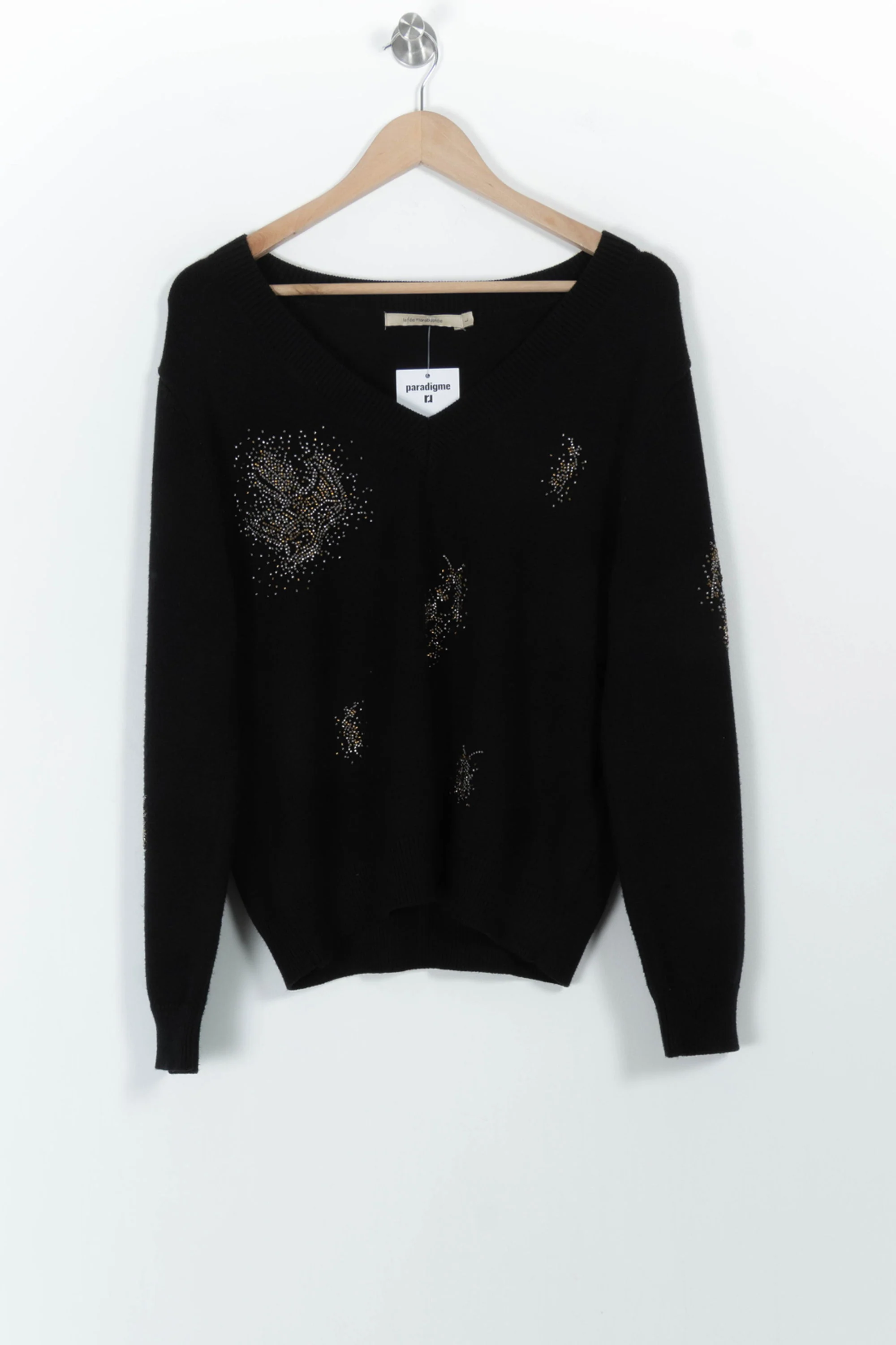 Pull Noir - Taille L/40 - Image 2
