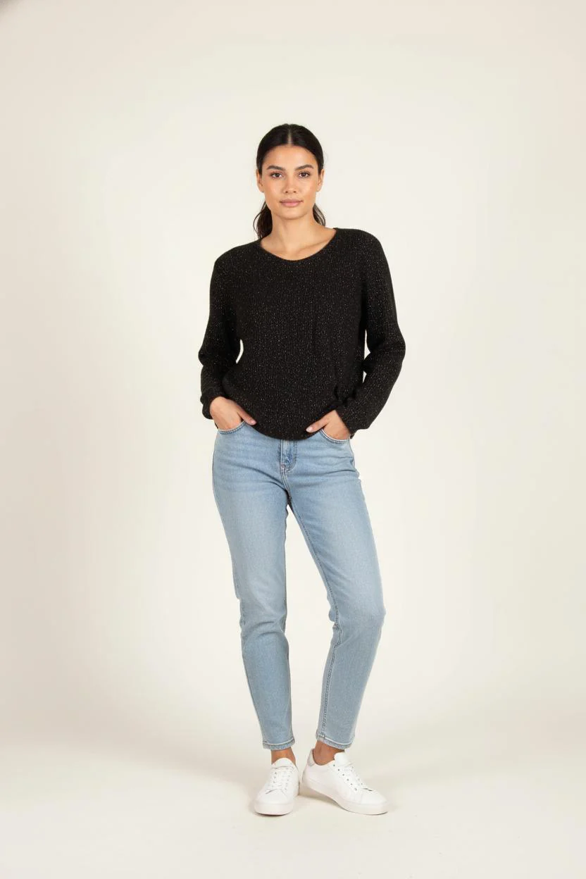 Pull Noir - Taille M/38
