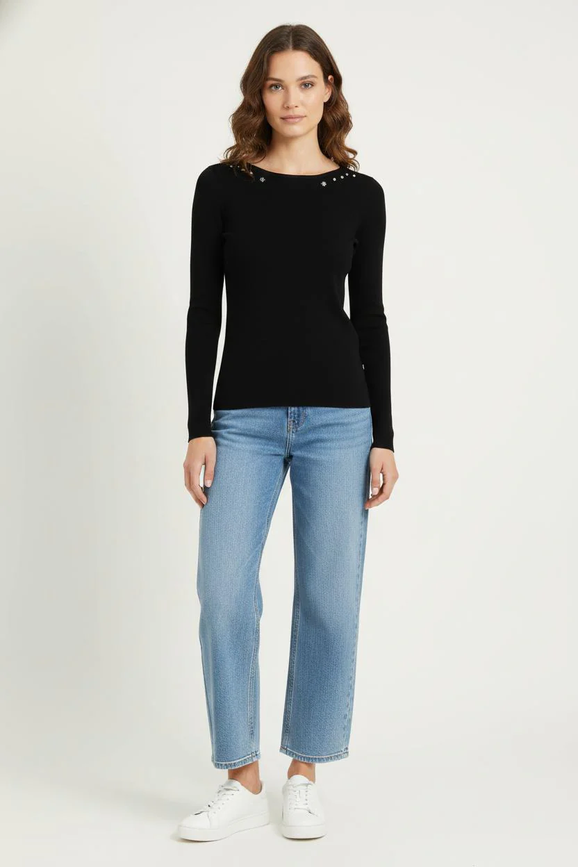 Pull Noir - Taille M/38