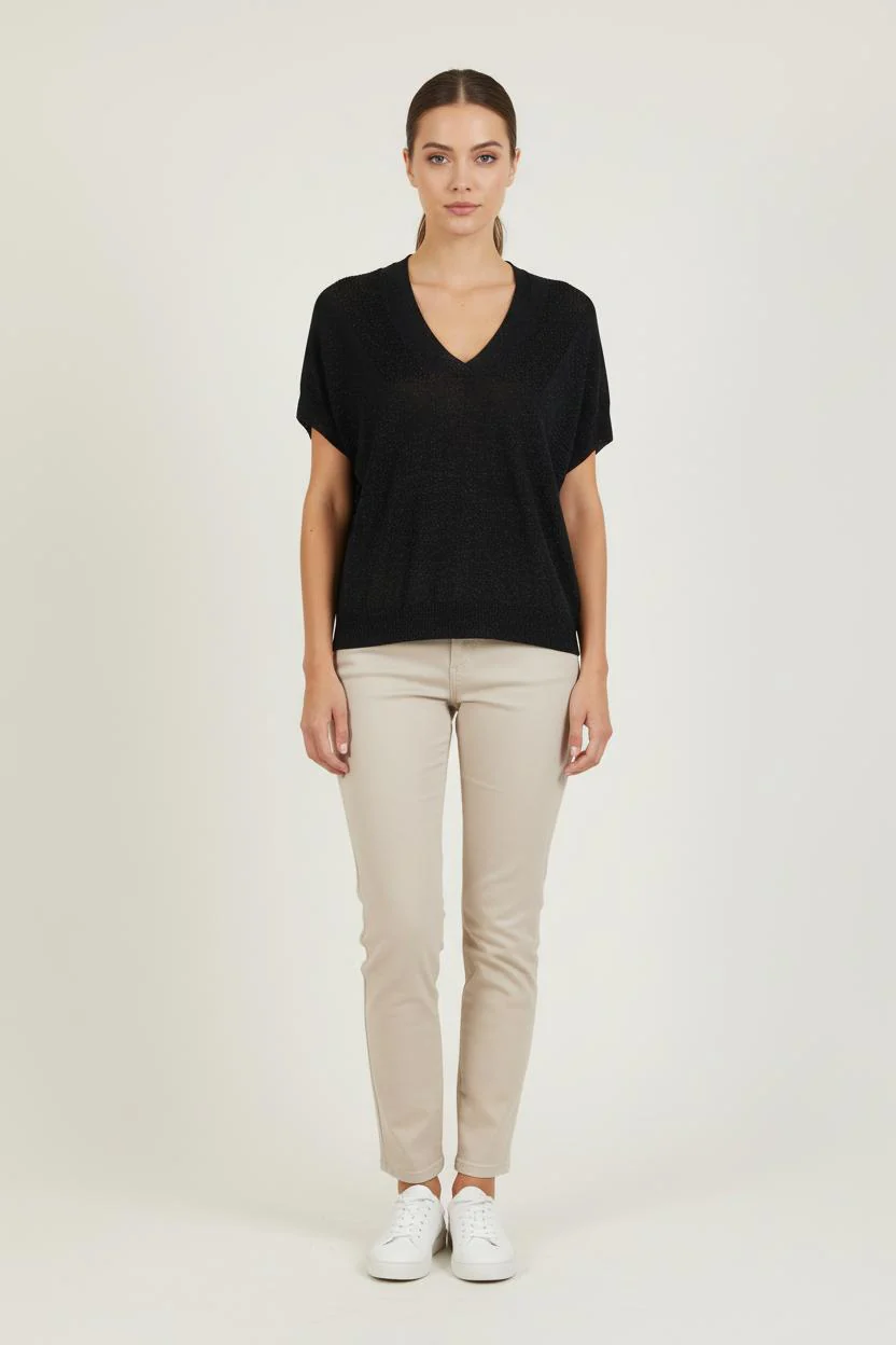 Pull Noir - Taille S/36