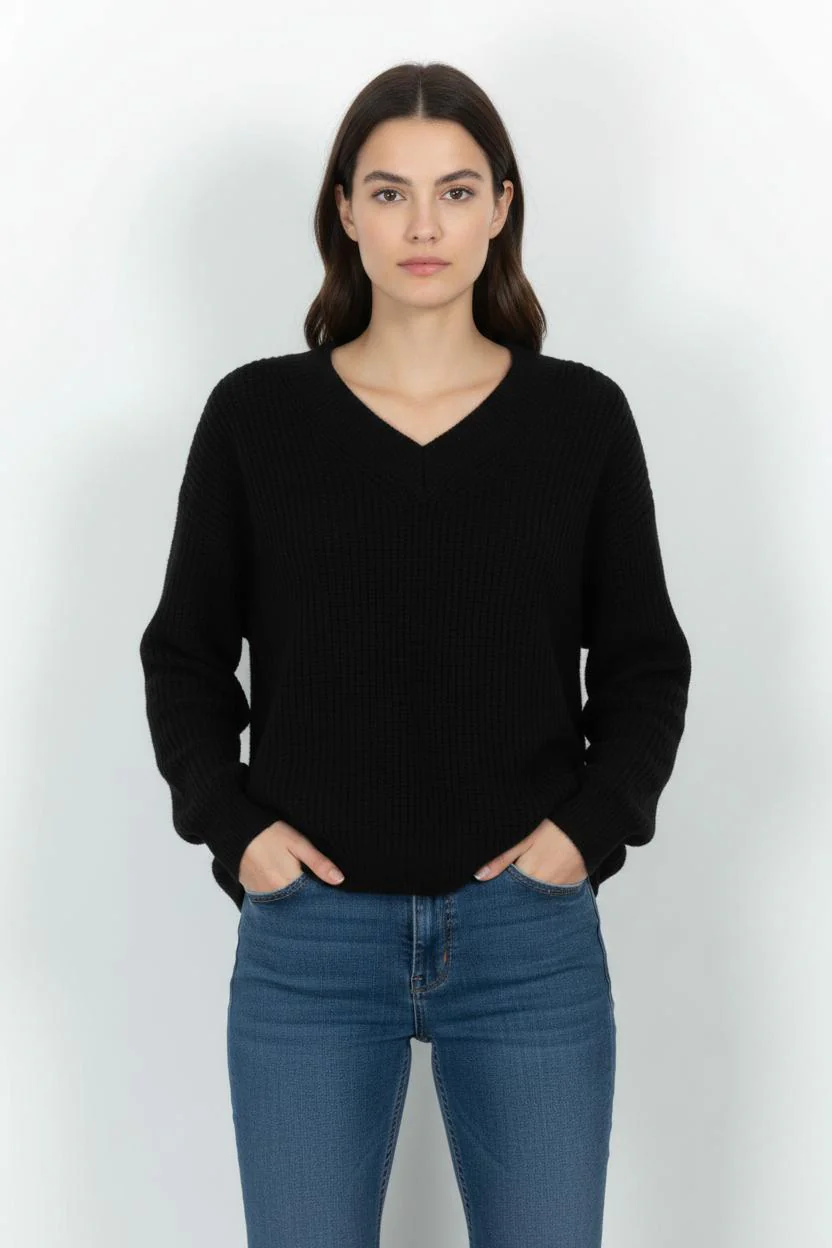 Pull Noir - Taille S/36