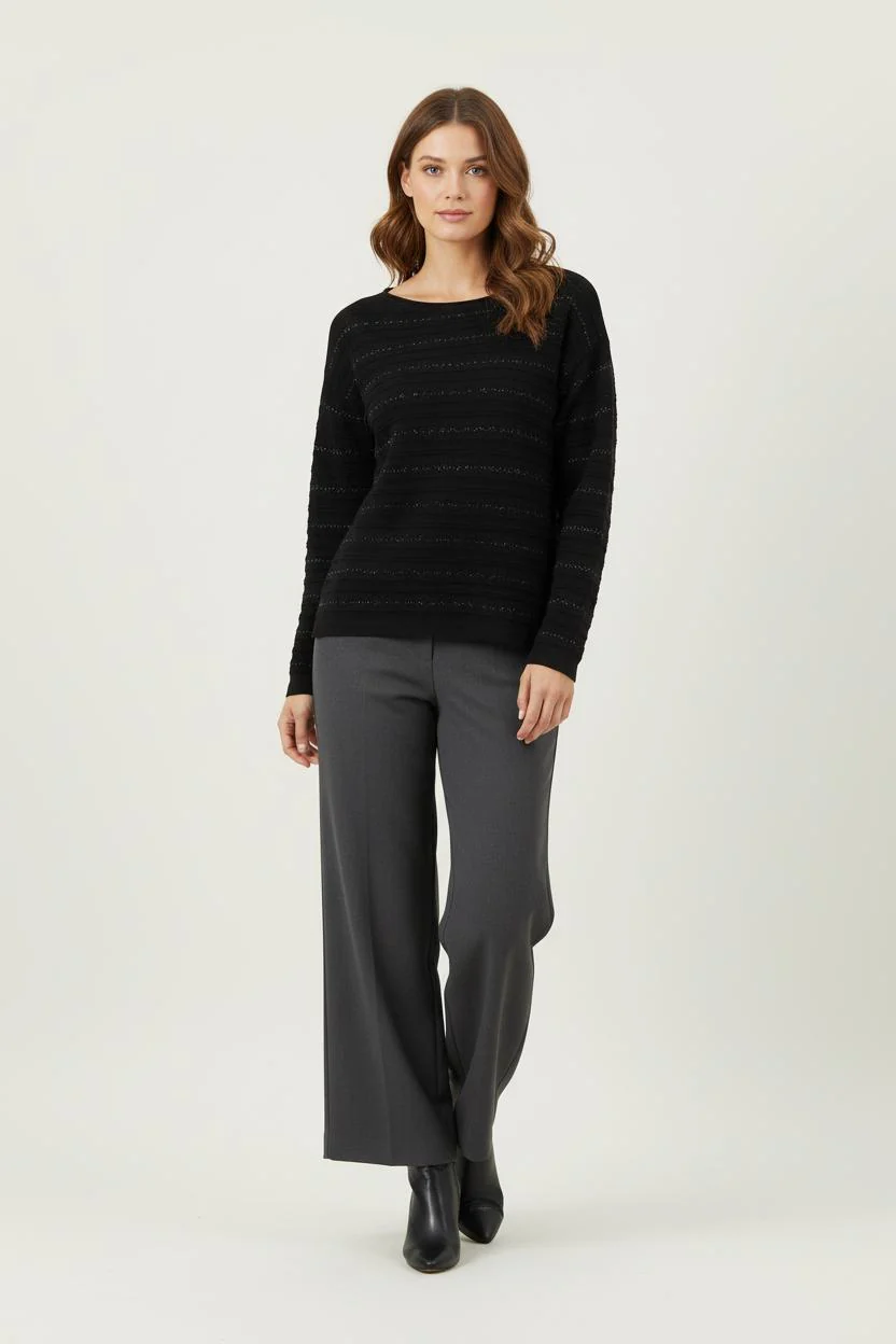 Pull Noir - Taille XS/34