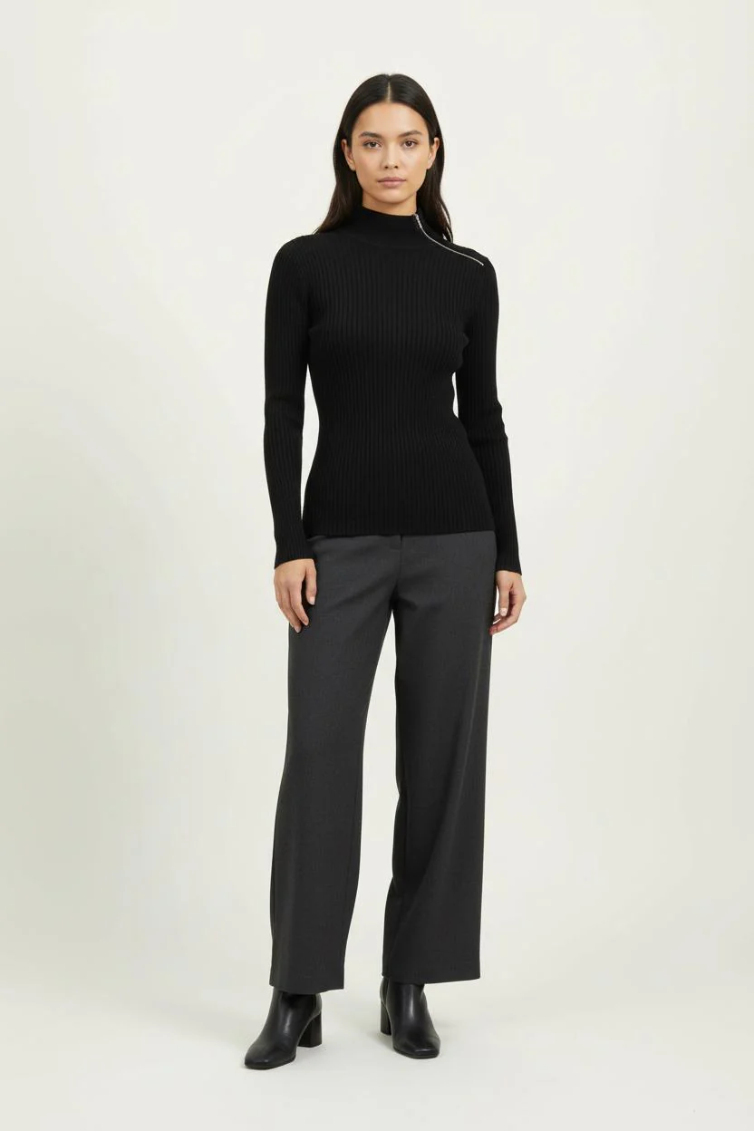 Pull Noir - Taille XS/34