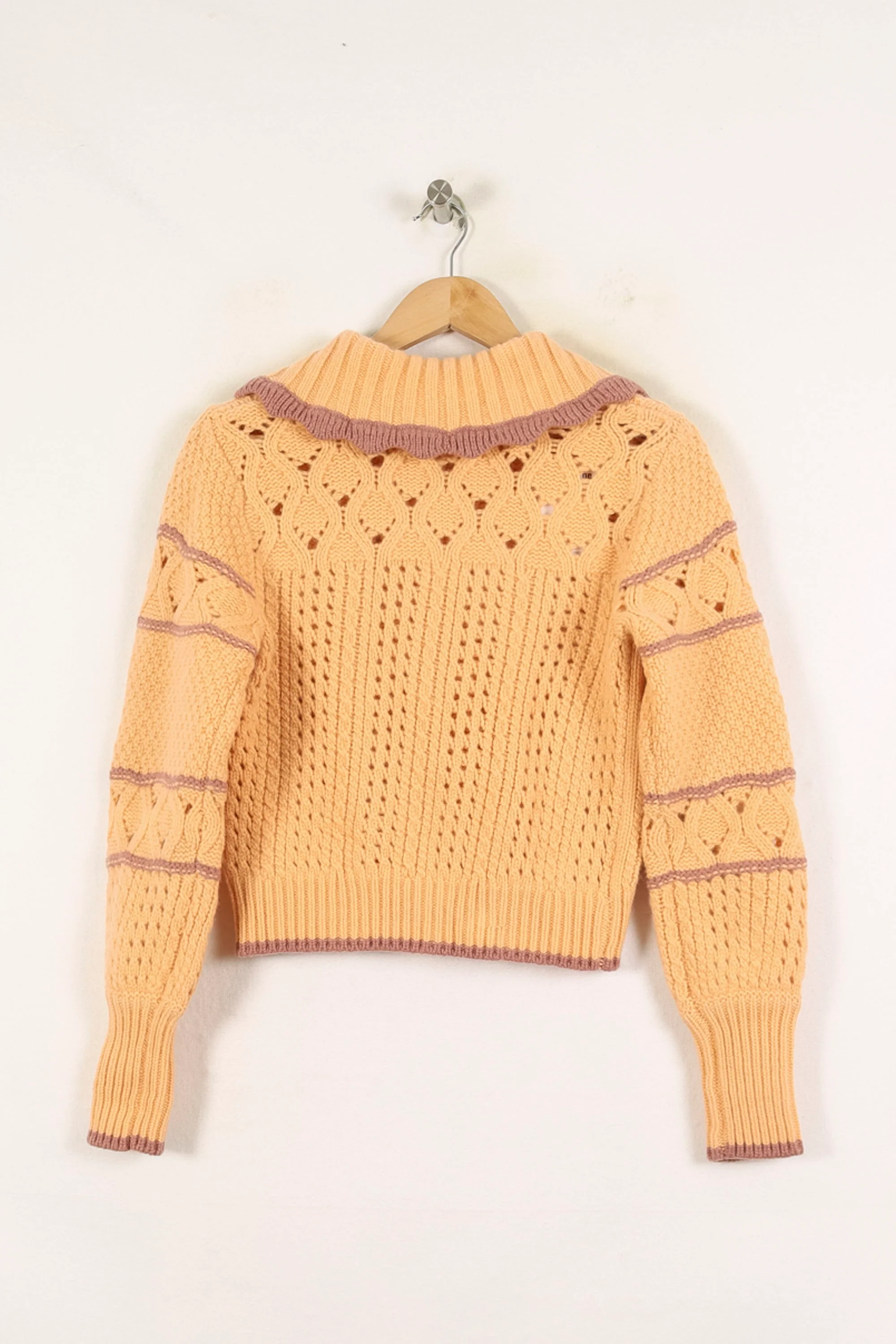 Pull Orange et Mauve - Taille S/36 - Image 4