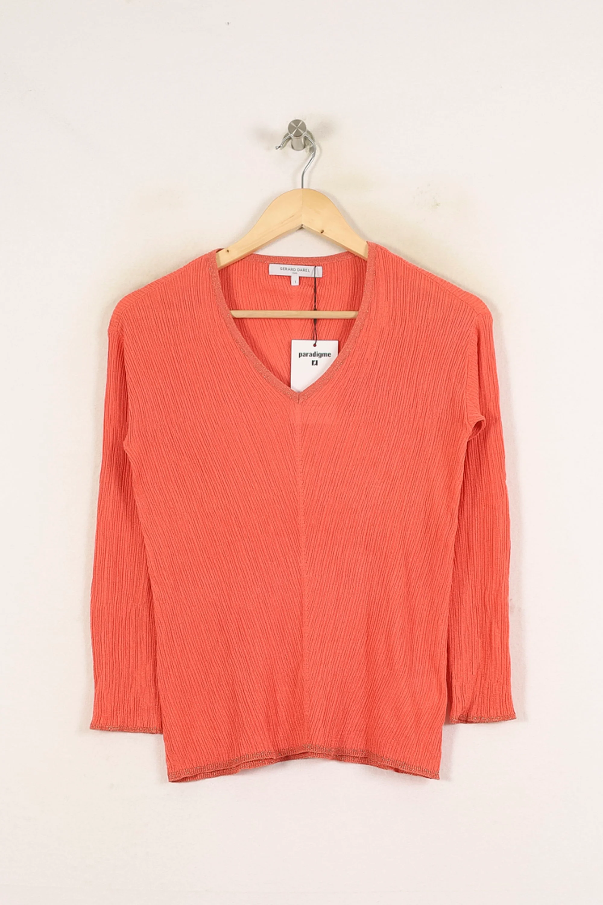 Pull Orange - Taille S/36 - Image 2