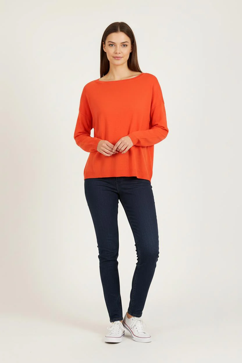Pull Orange - Taille S/36