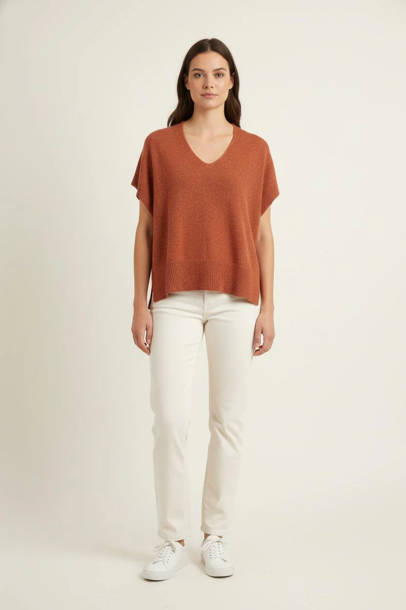Pull Orange - Taille S/36