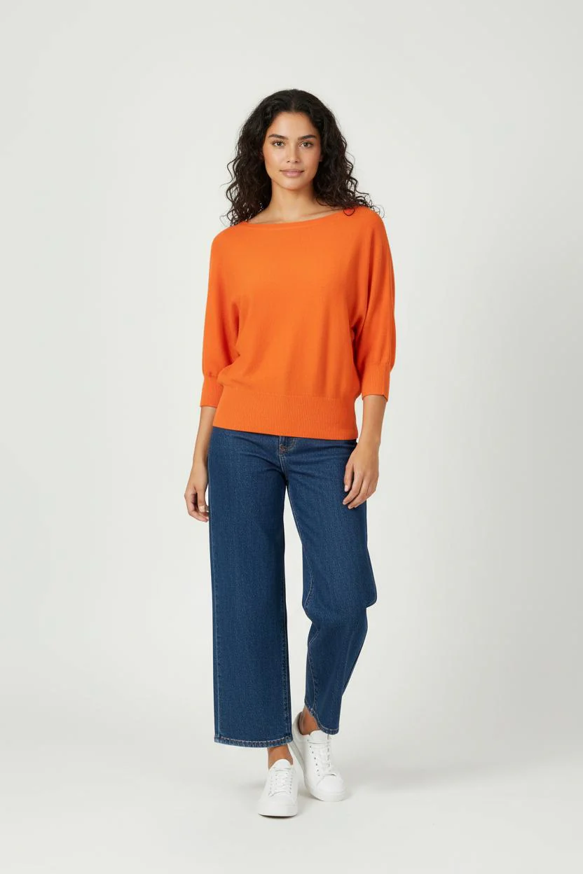 Pull Orange - Taille XS/34