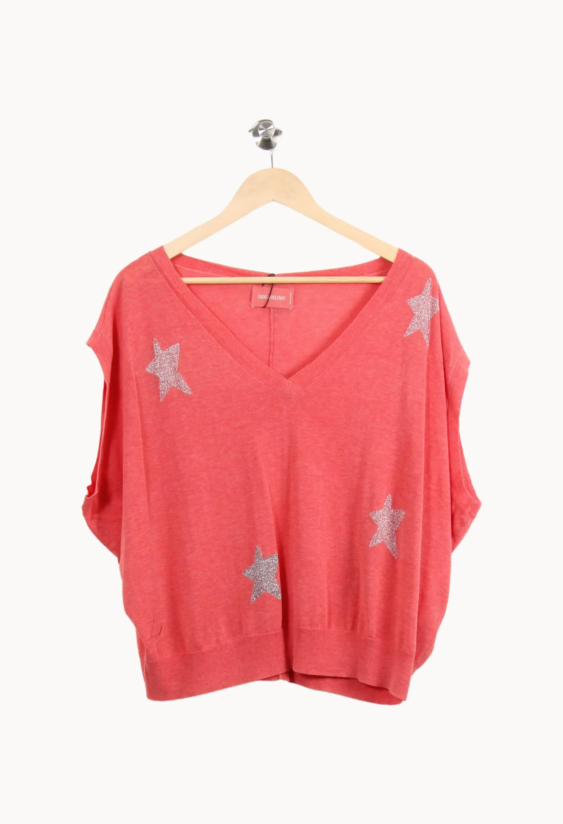Pull Rose et Argenté - Taille XS/34 - Image 2