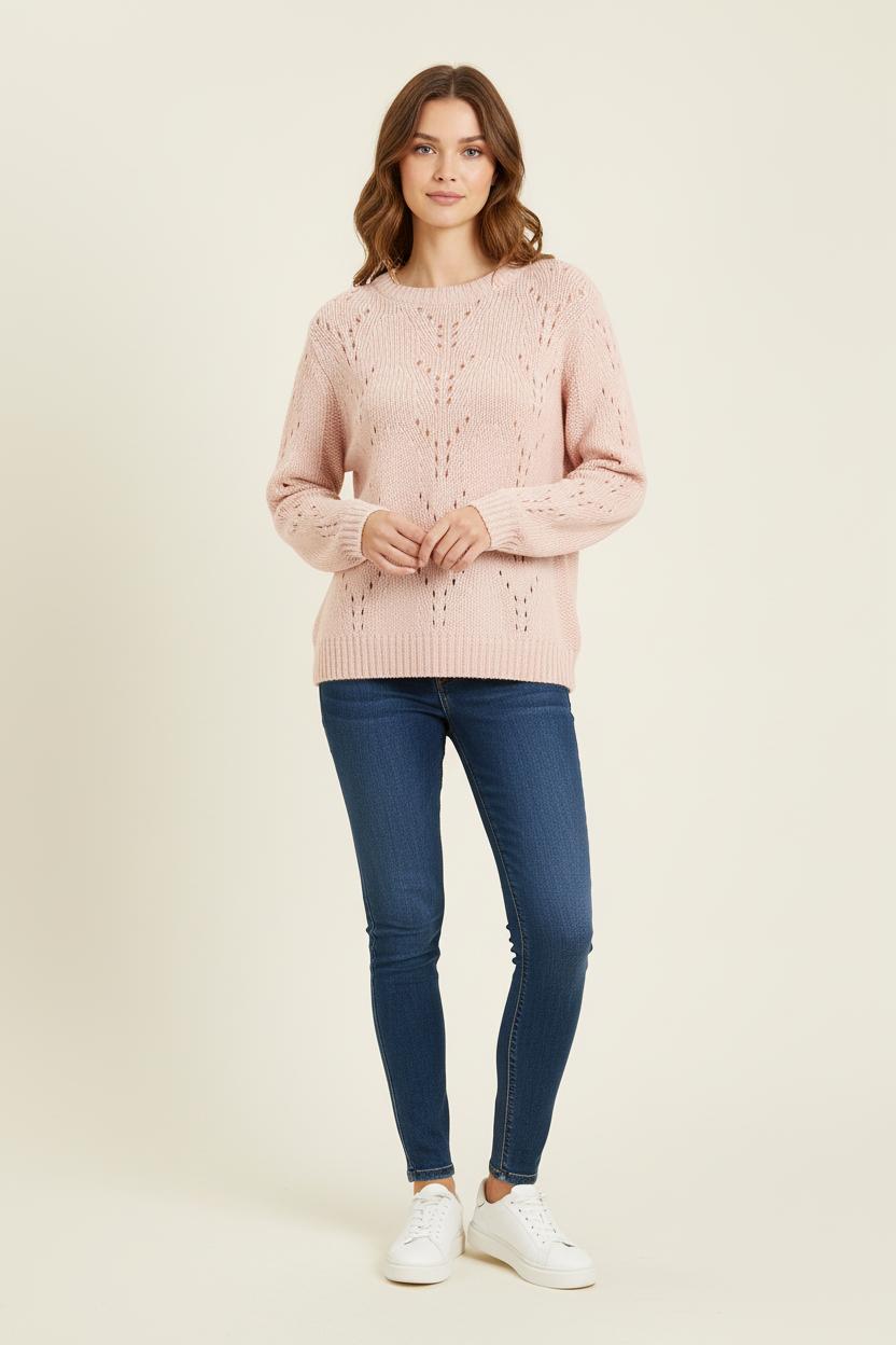Pull Rose - Taille S/36