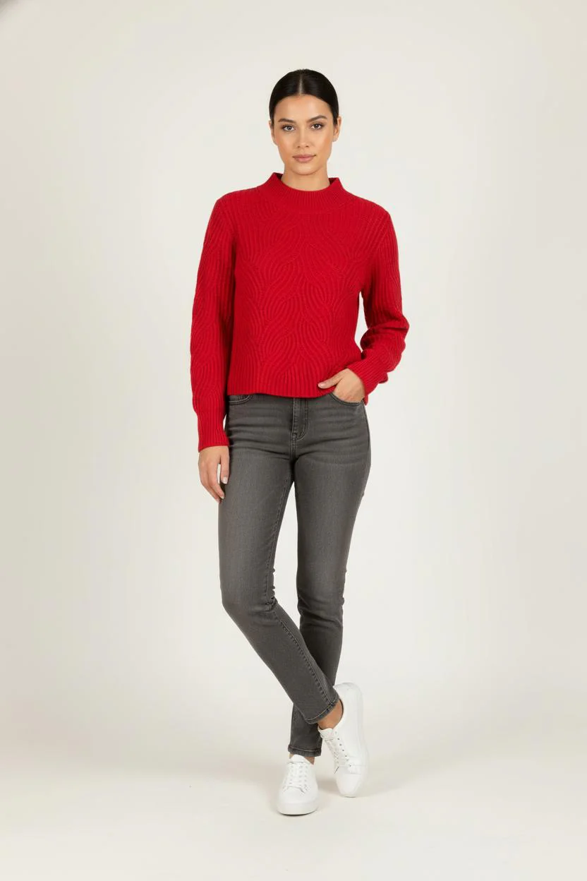 Pull Rouge - Taille S/36
